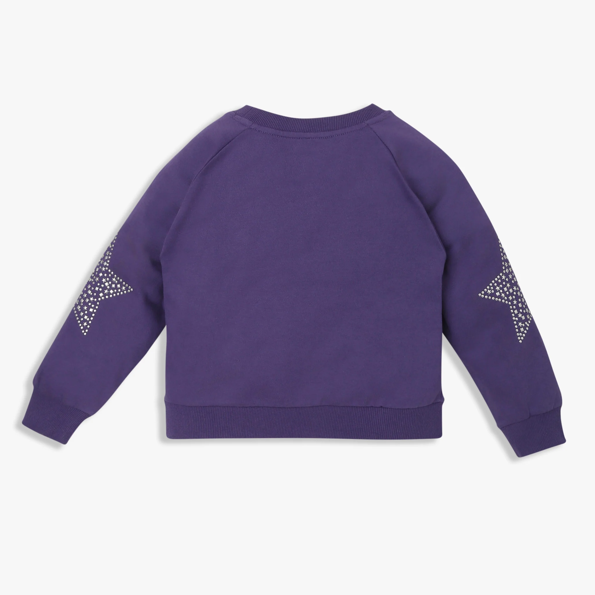 Girls Embellished Cotton Pop Sweat Tee - Image 2
