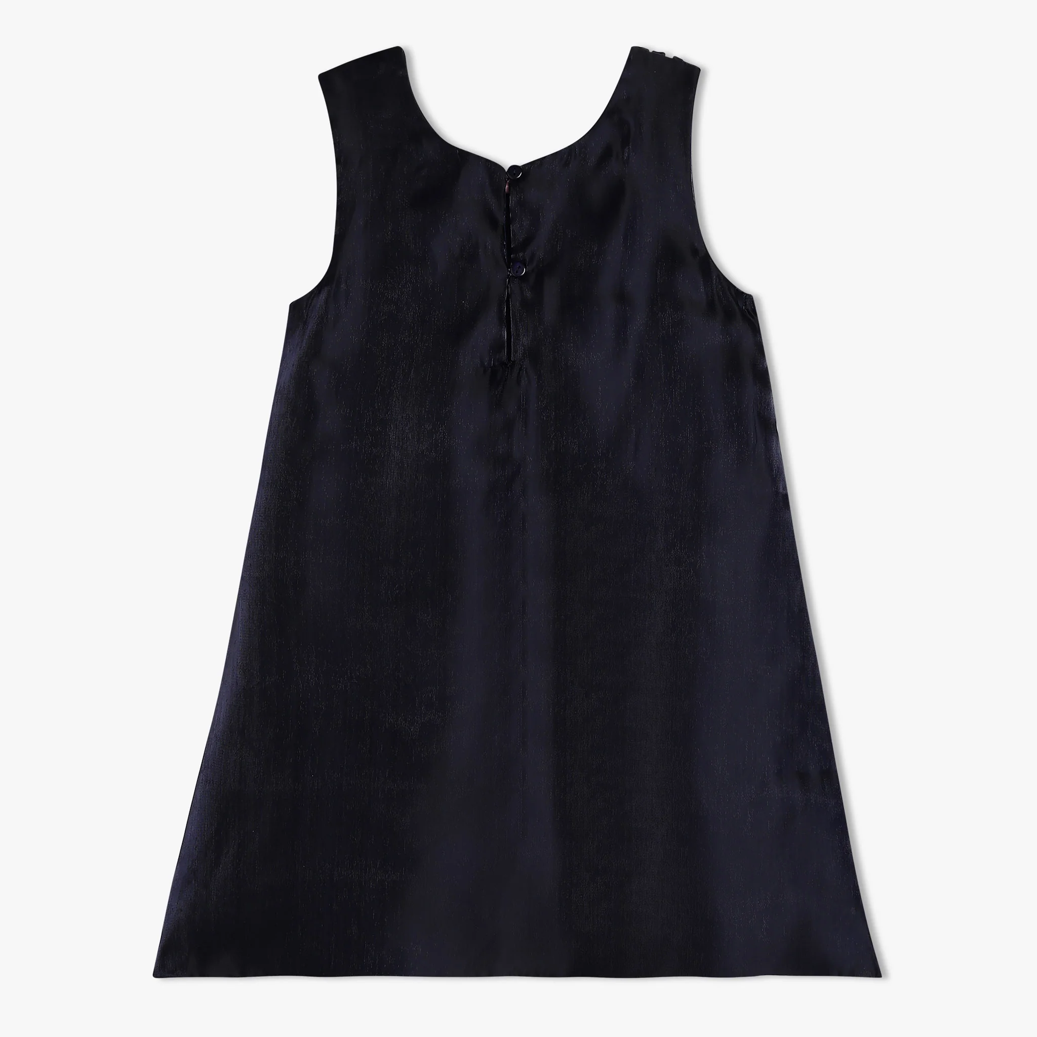 Girls Embellished Satin Frock - Image 2