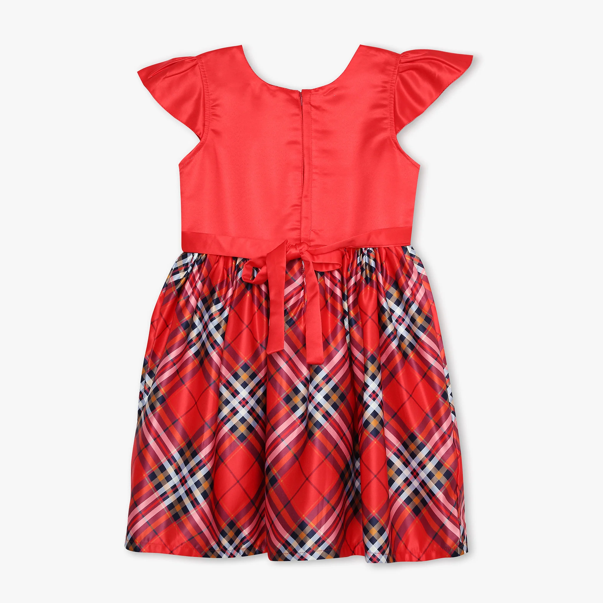 Girls Flare Fit Printed Dress - Image 2