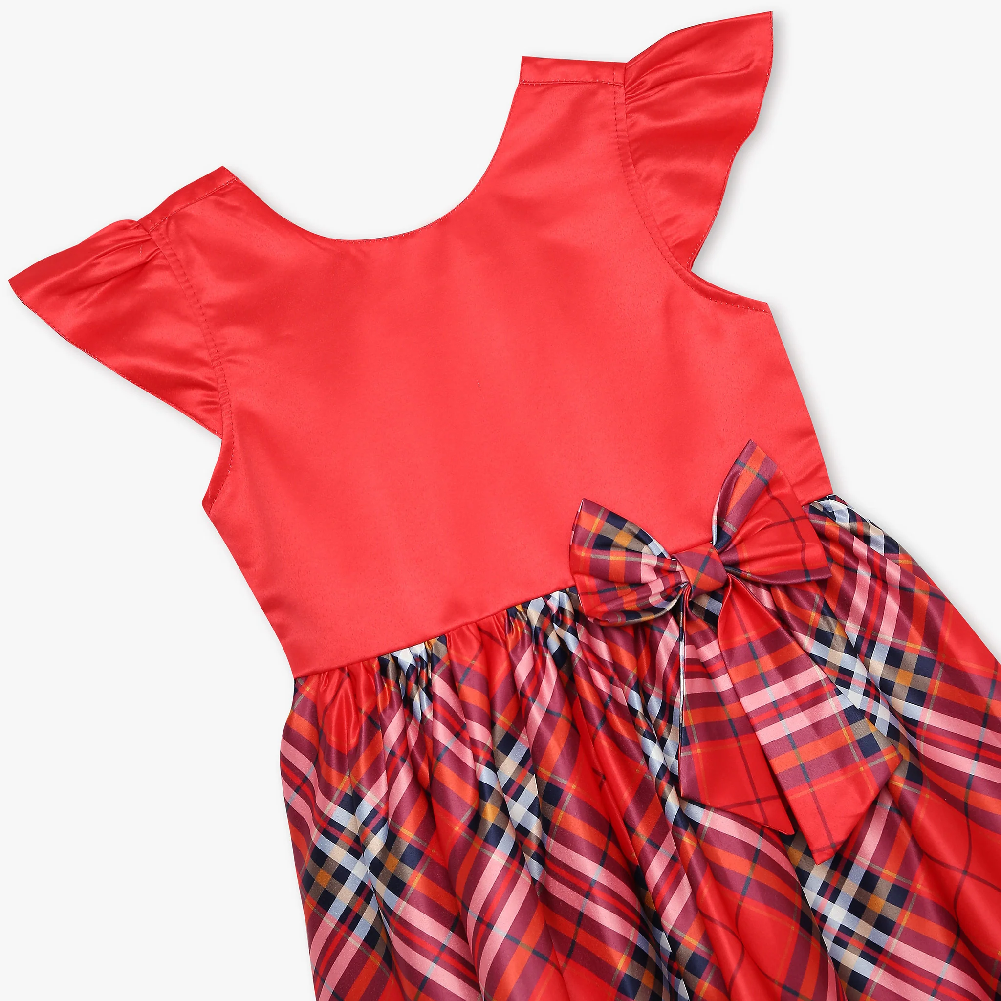 Girls Flare Fit Printed Dress - Image 3