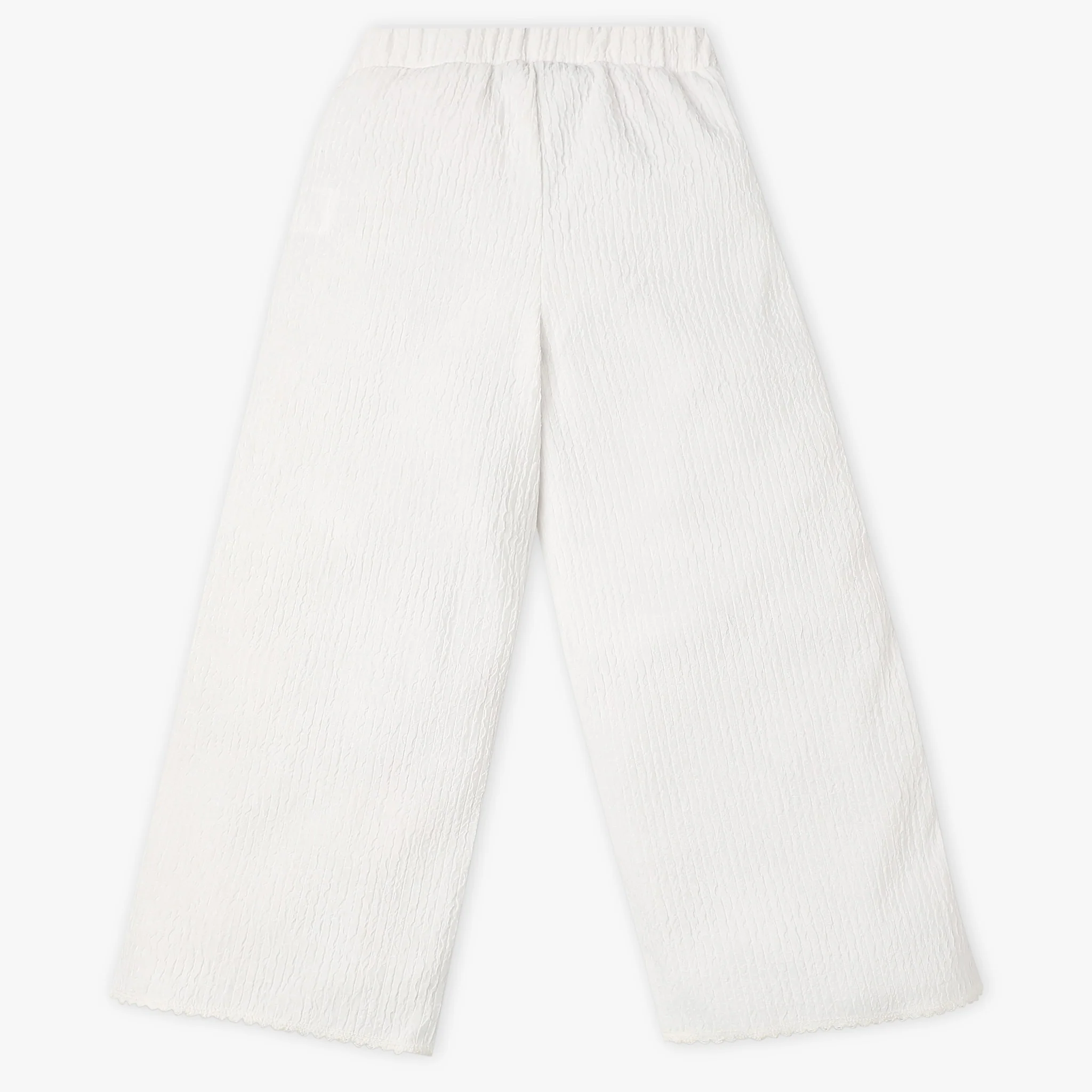 Girls Full Length Mid Rise Palazzos - Image 8
