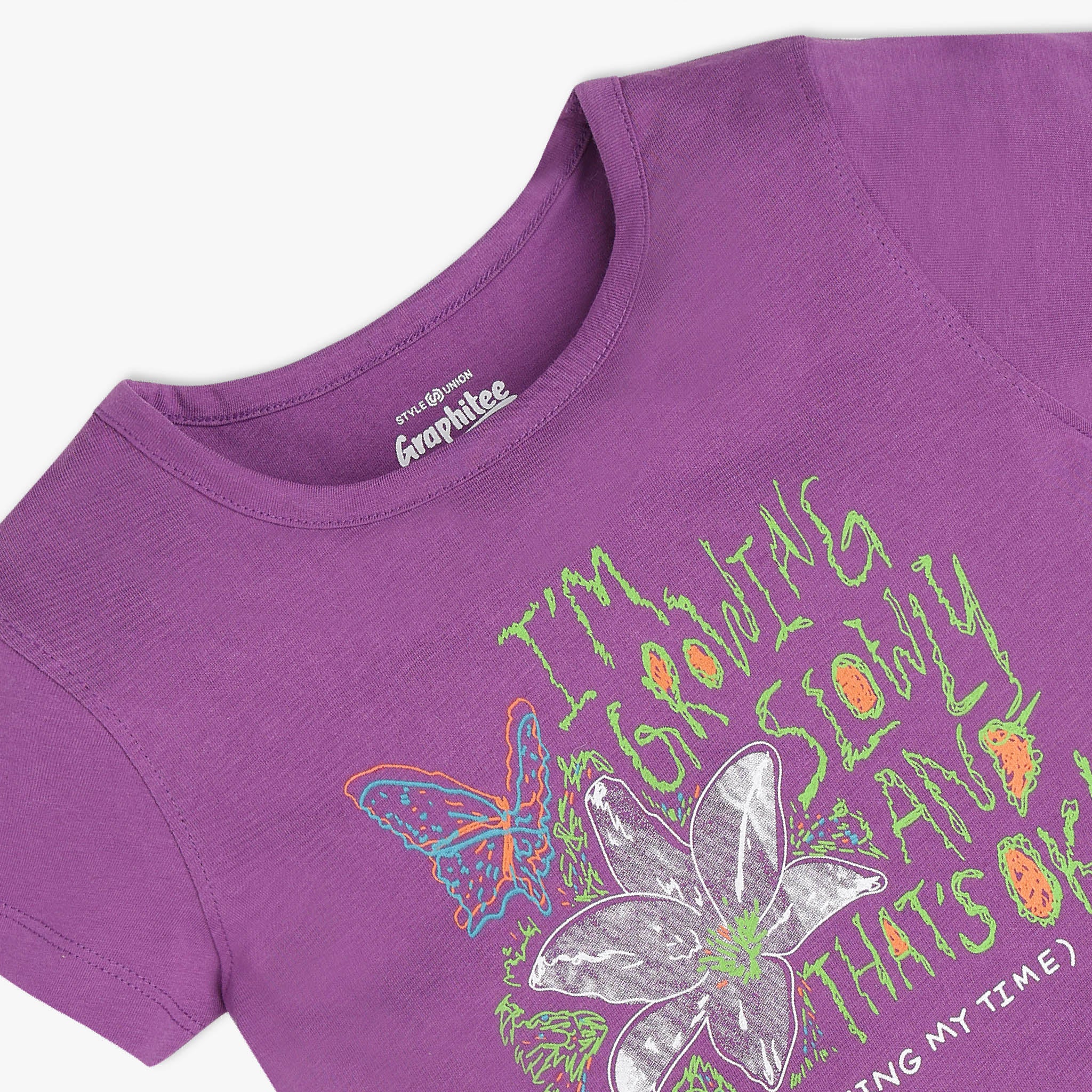 Girls Graphic Crew Neck Fun Playtime Graphic T-Shirt - Image 3
