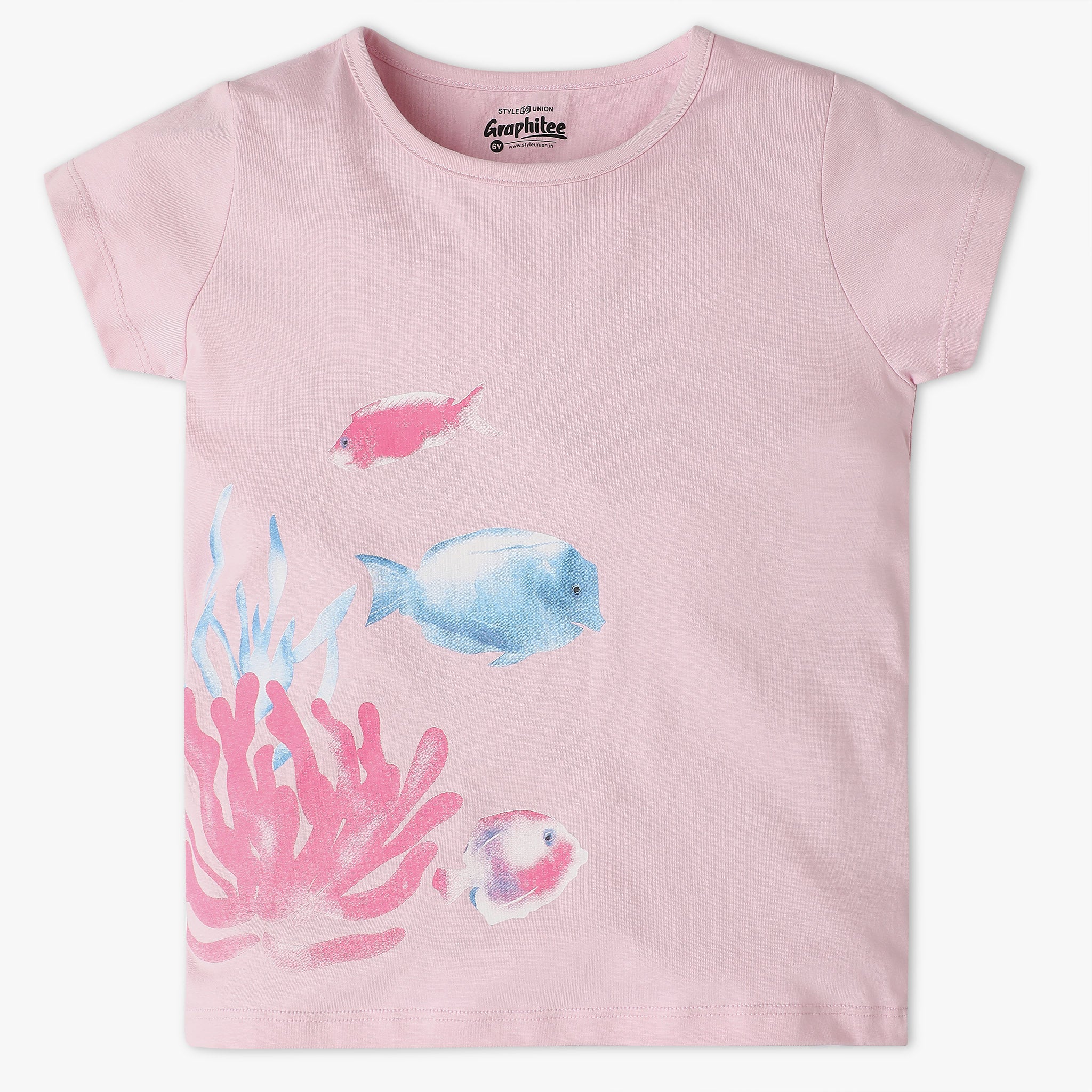 Girls Graphic Playtime Crew Neck T-Shirt