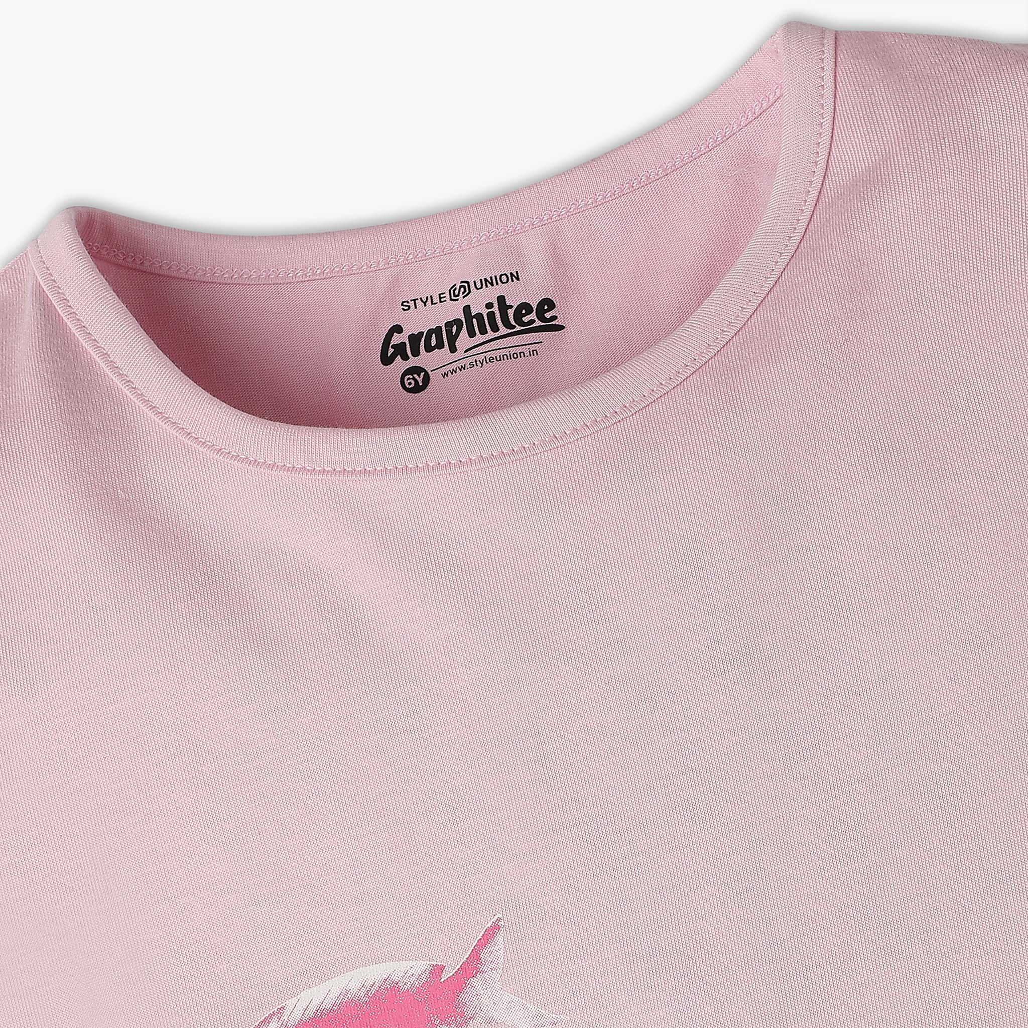 Girls Graphic Playtime Crew Neck T-Shirt - Image 3