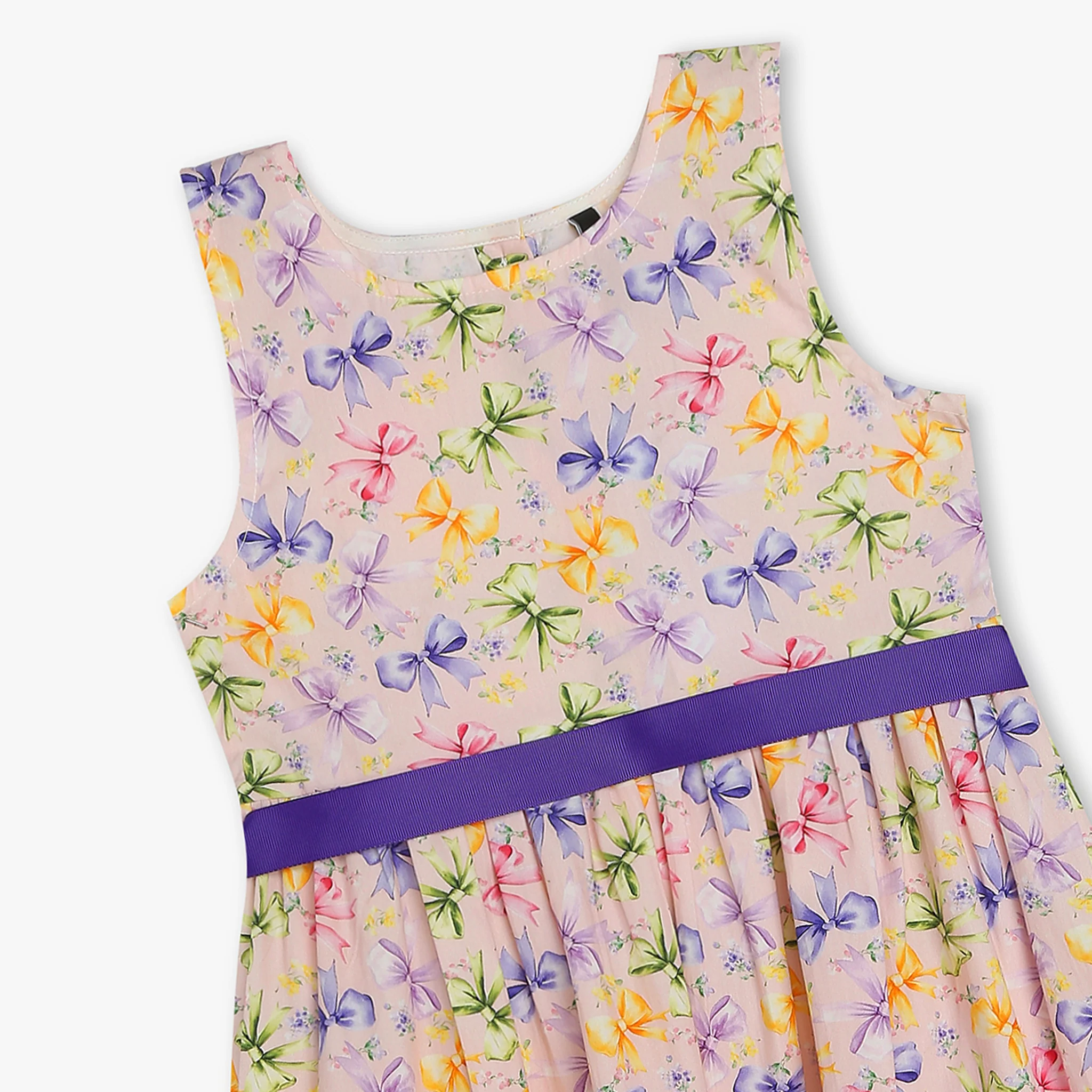 Girls Half Sleeve Fashion Frock - Image 3