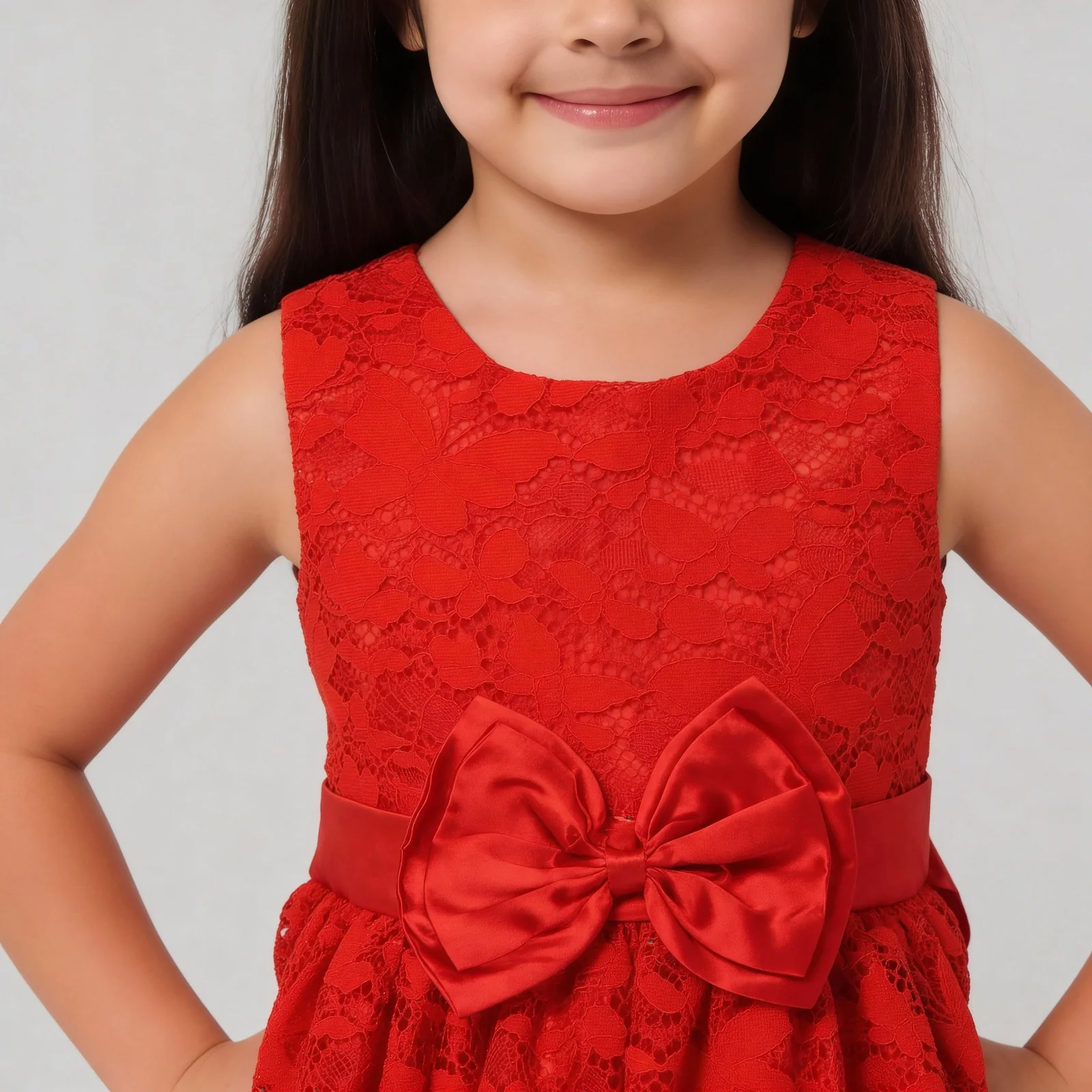 Girls High Fashion Party Dress - Image 10