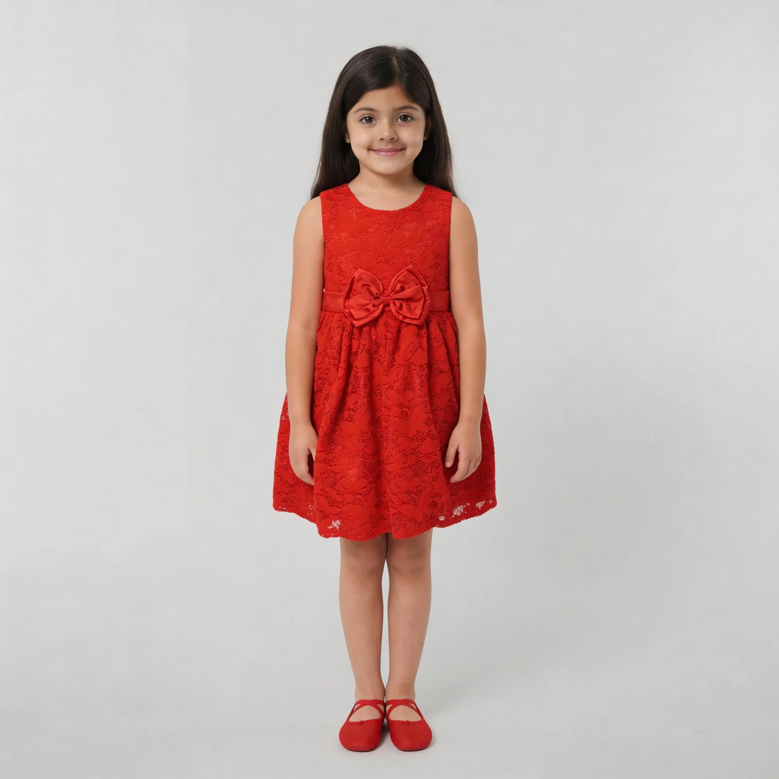 Girls High Fashion Party Dress - Image 7