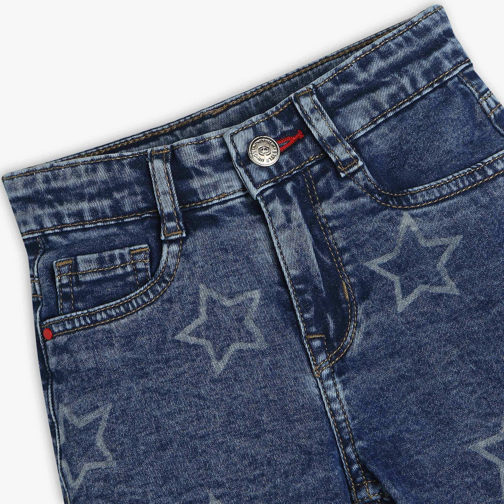 Girls Laser Print Shorts - Image 3