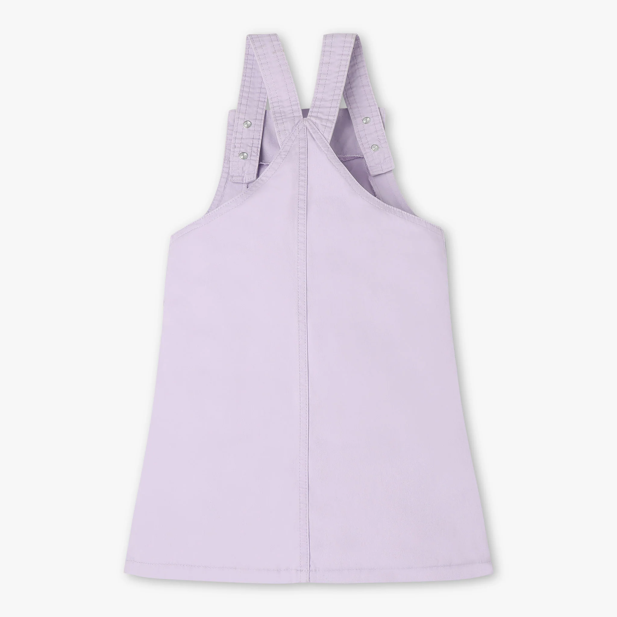 Girls Pinafore Woven Dress - Image 2