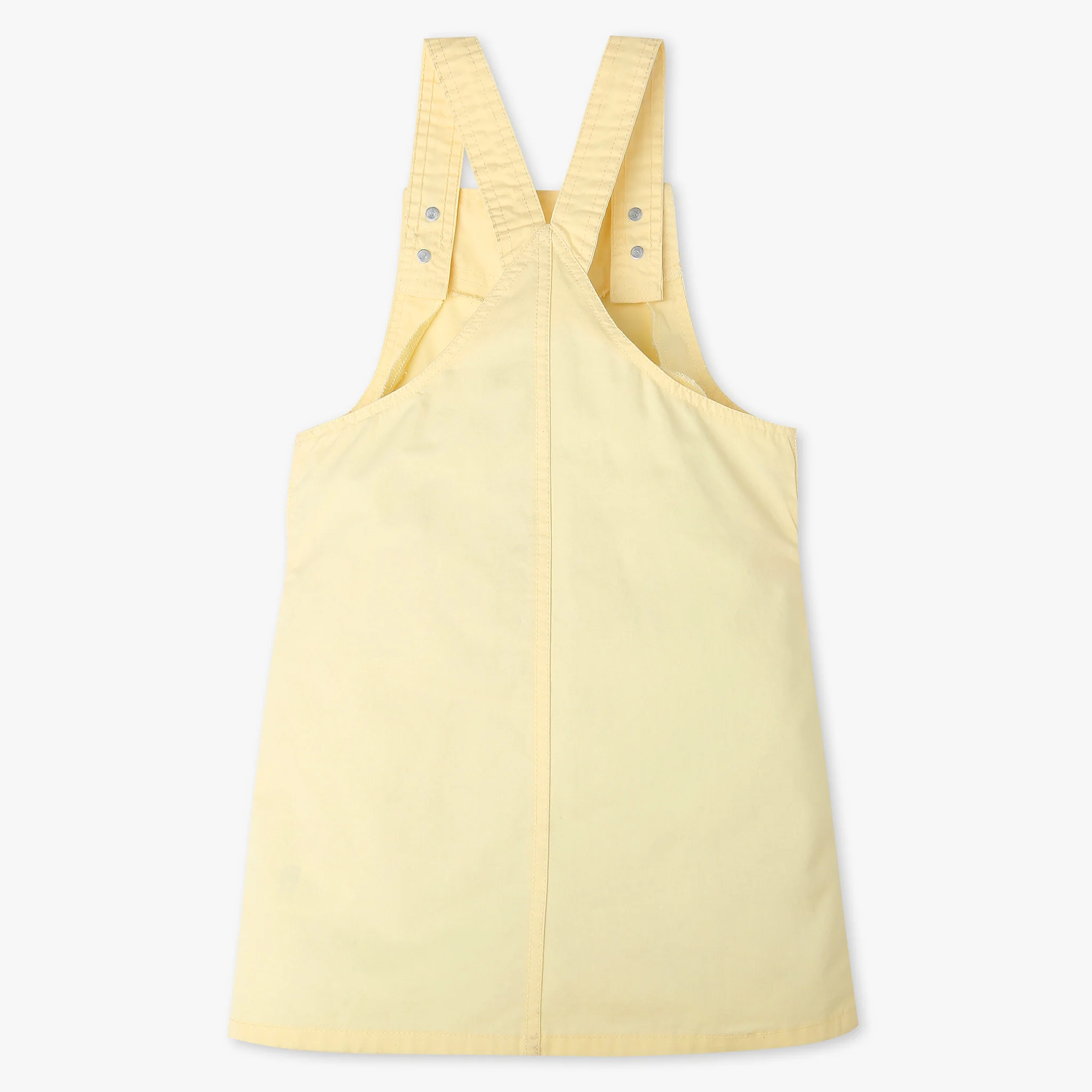 Girls Pinafore Woven Dress - Image 6