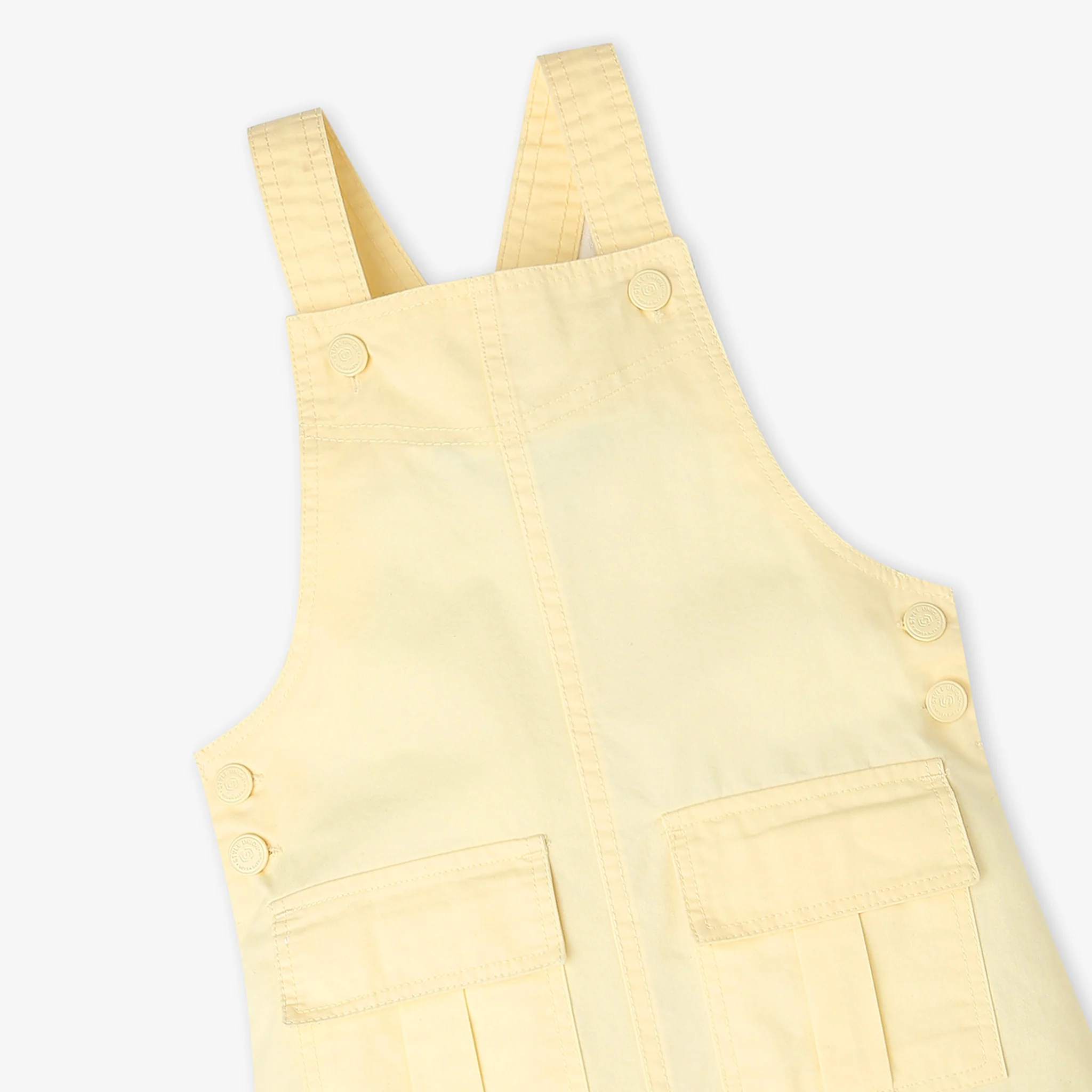 Girls Pinafore Woven Dress - Image 7