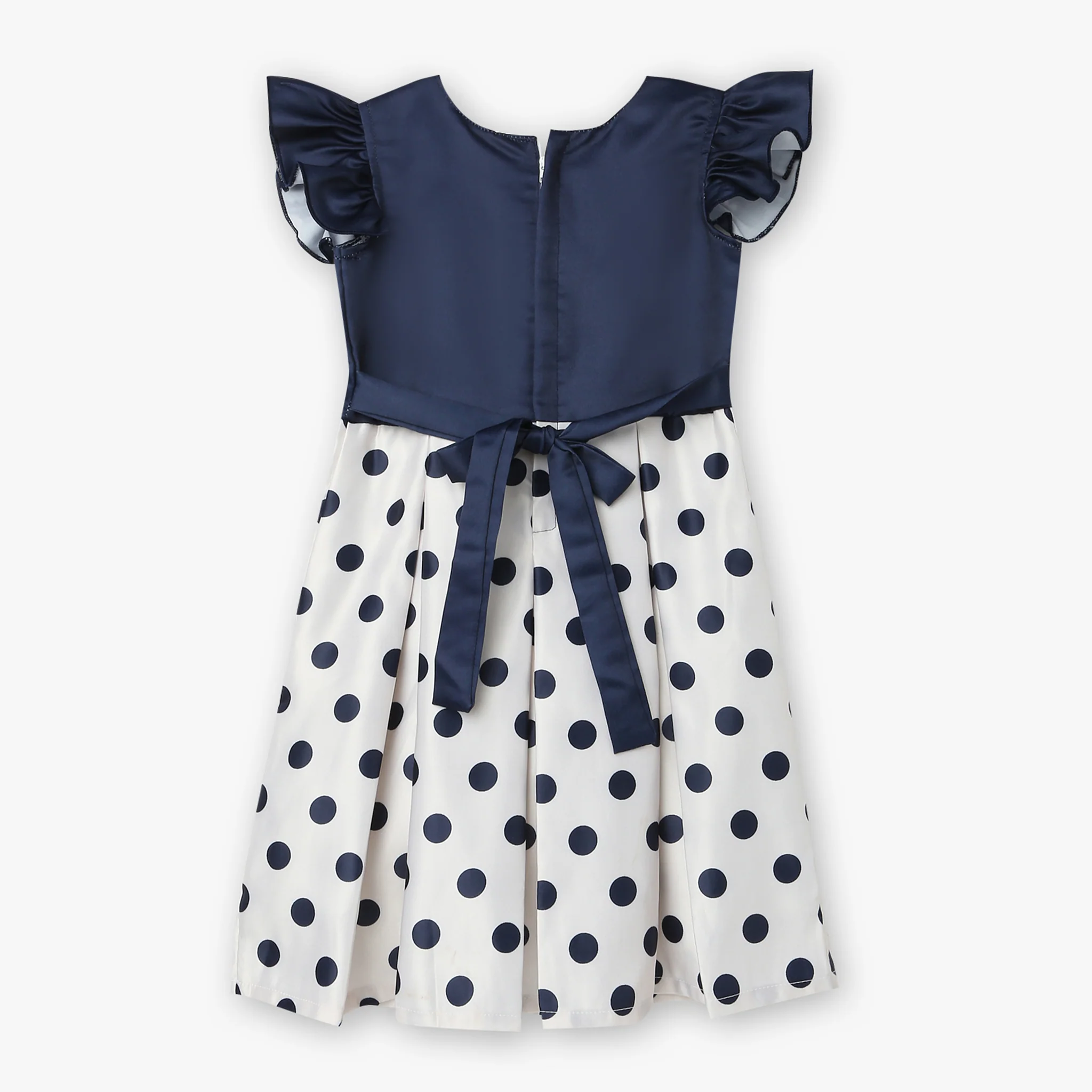 Girls Printed Party Frock - Image 2