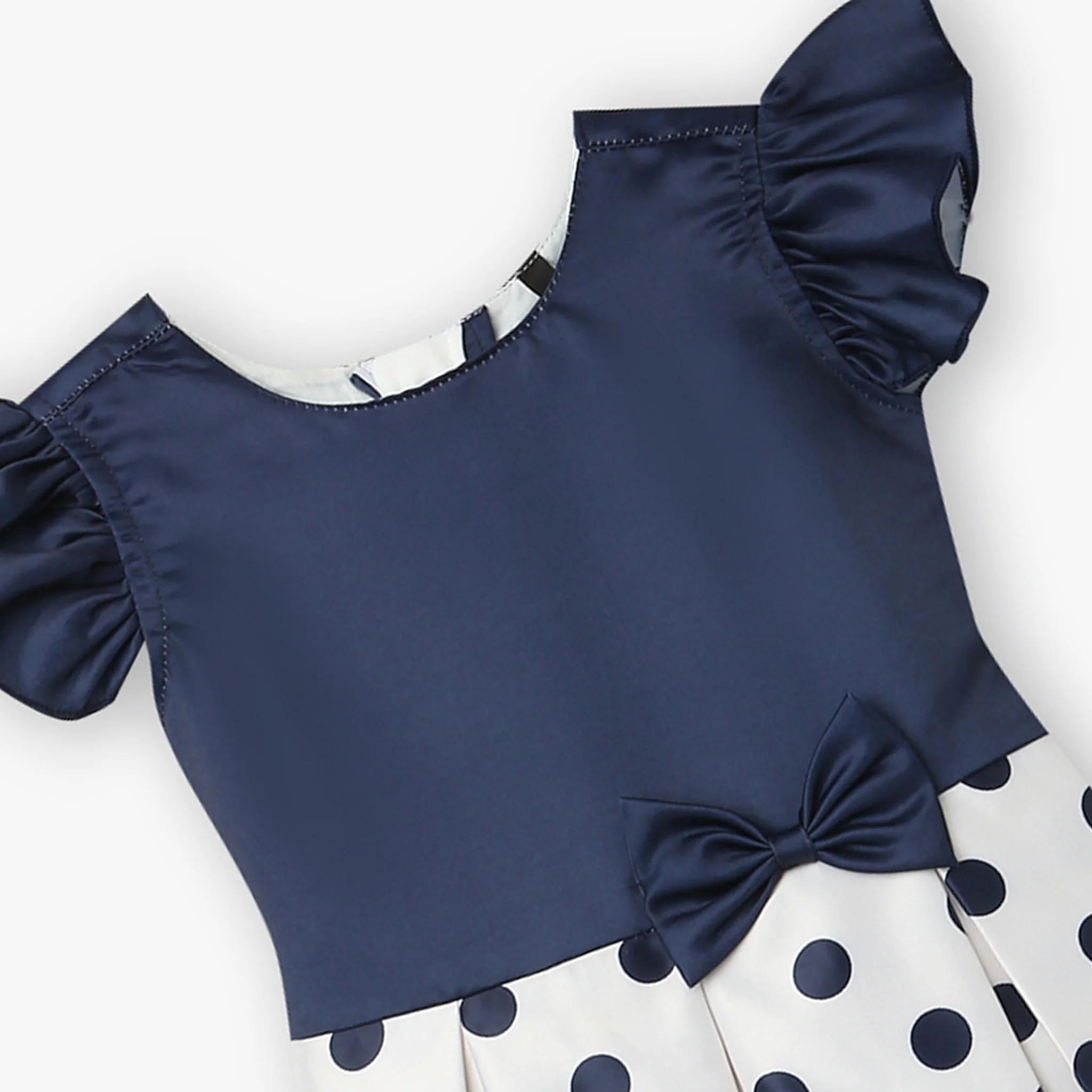 Girls Printed Party Frock - Image 3