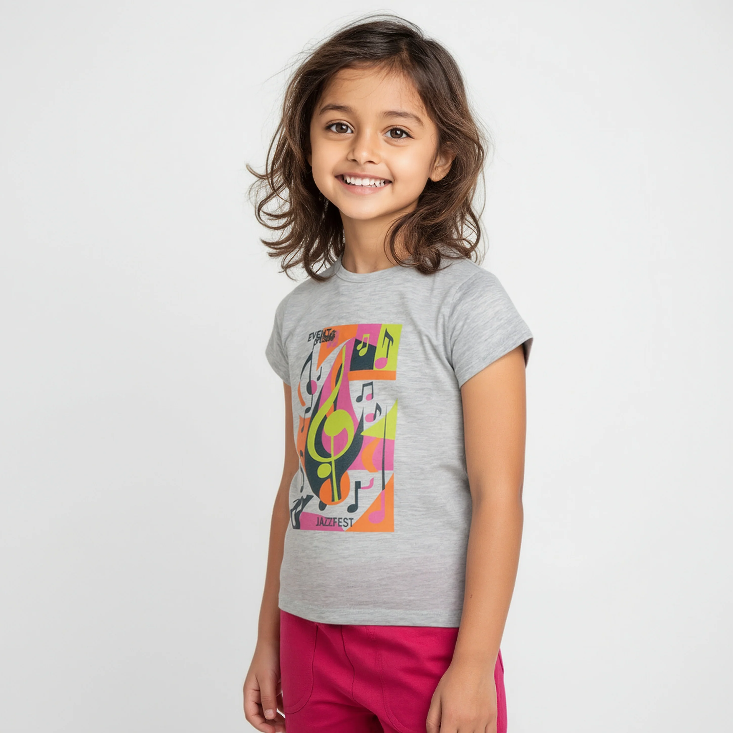 Girls Printed Cotton Graphitee - Image 5