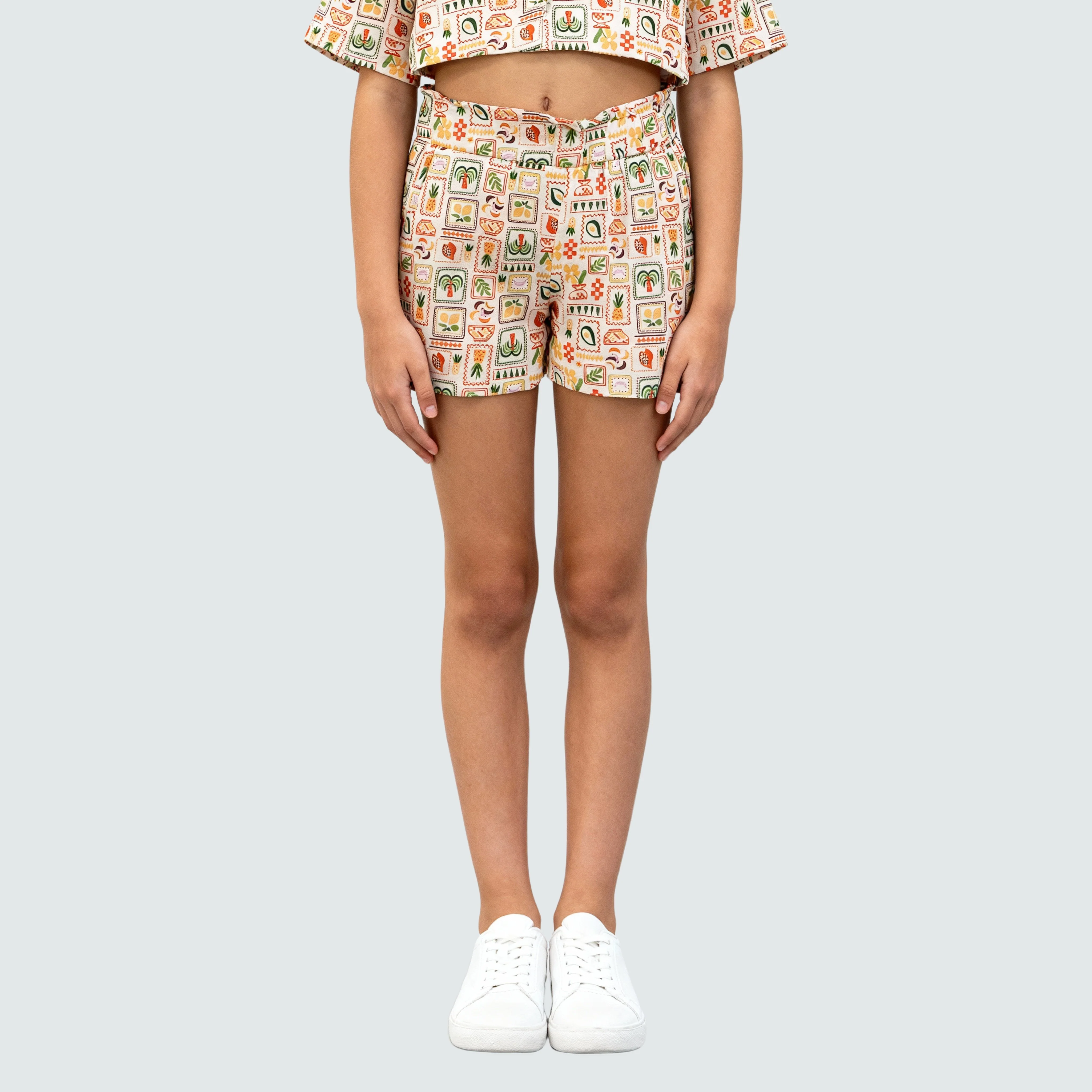 Girls Printed Shorts - Image 2