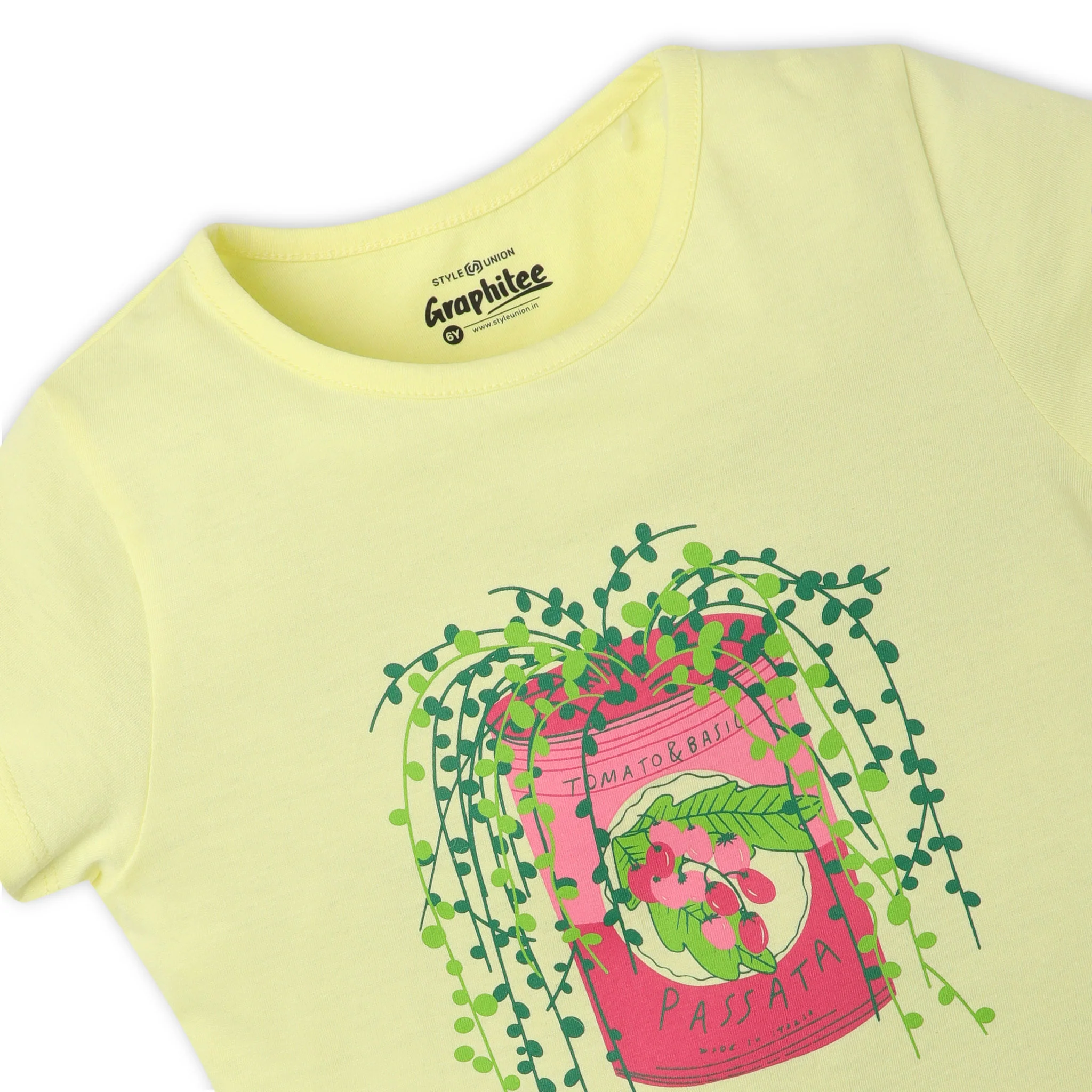 Girls Graphic Crew Neck Short Sleeve T-Shirt - Image 3