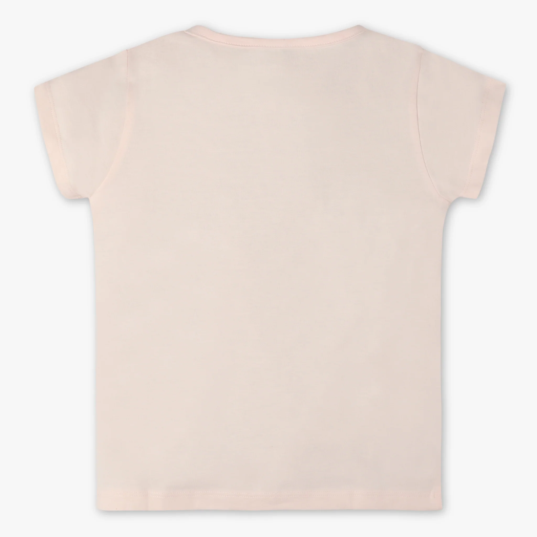 Girls Crew Neck Graphic Fun Playtime Basic T-Shirt - Image 2