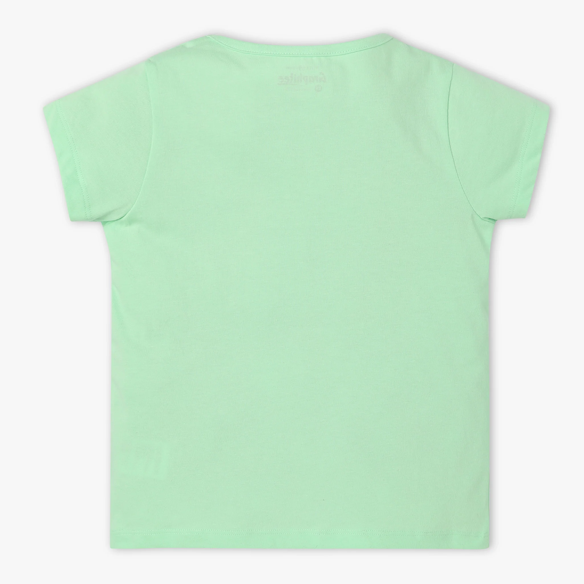 Girls Graphic Crew Neck Short T-Shirt - Image 2