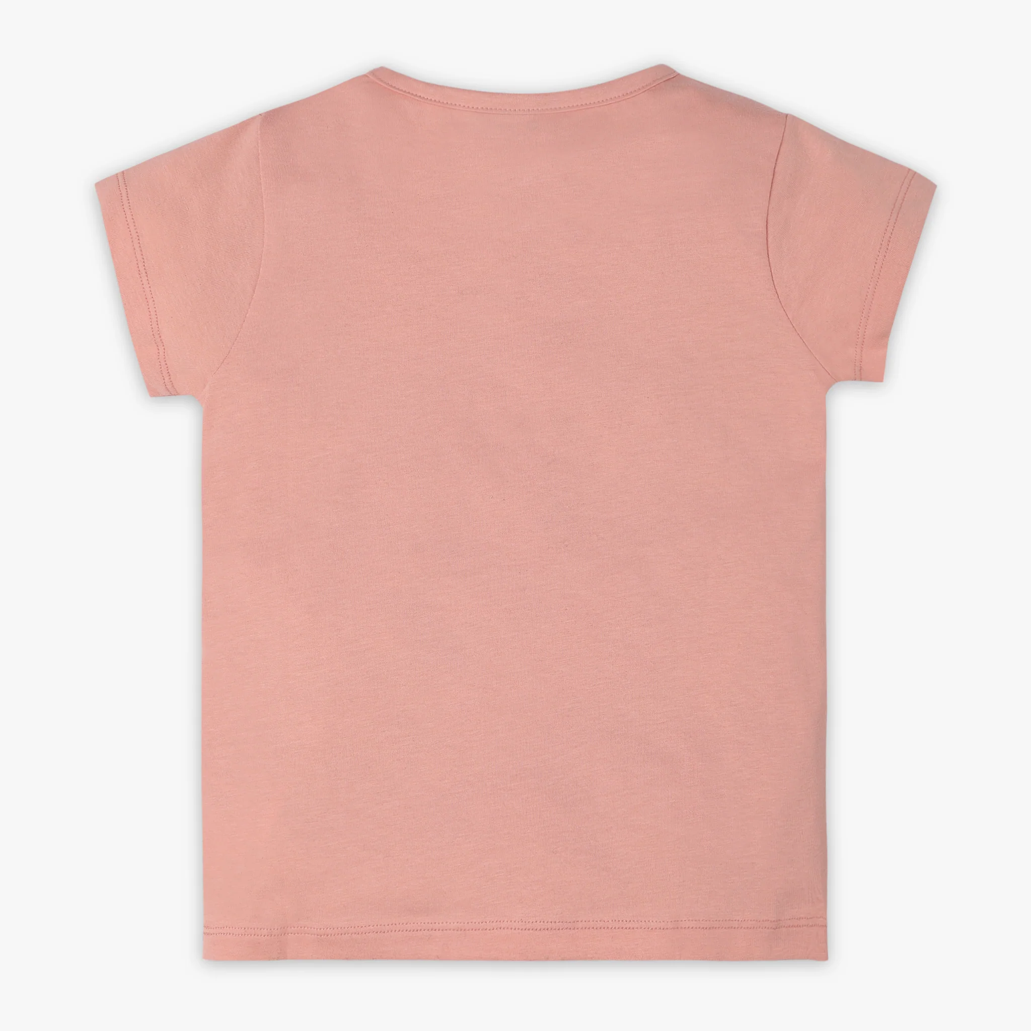 Girls Crew Neck Graphic Fun Playtime Basic T-Shirt - Image 2