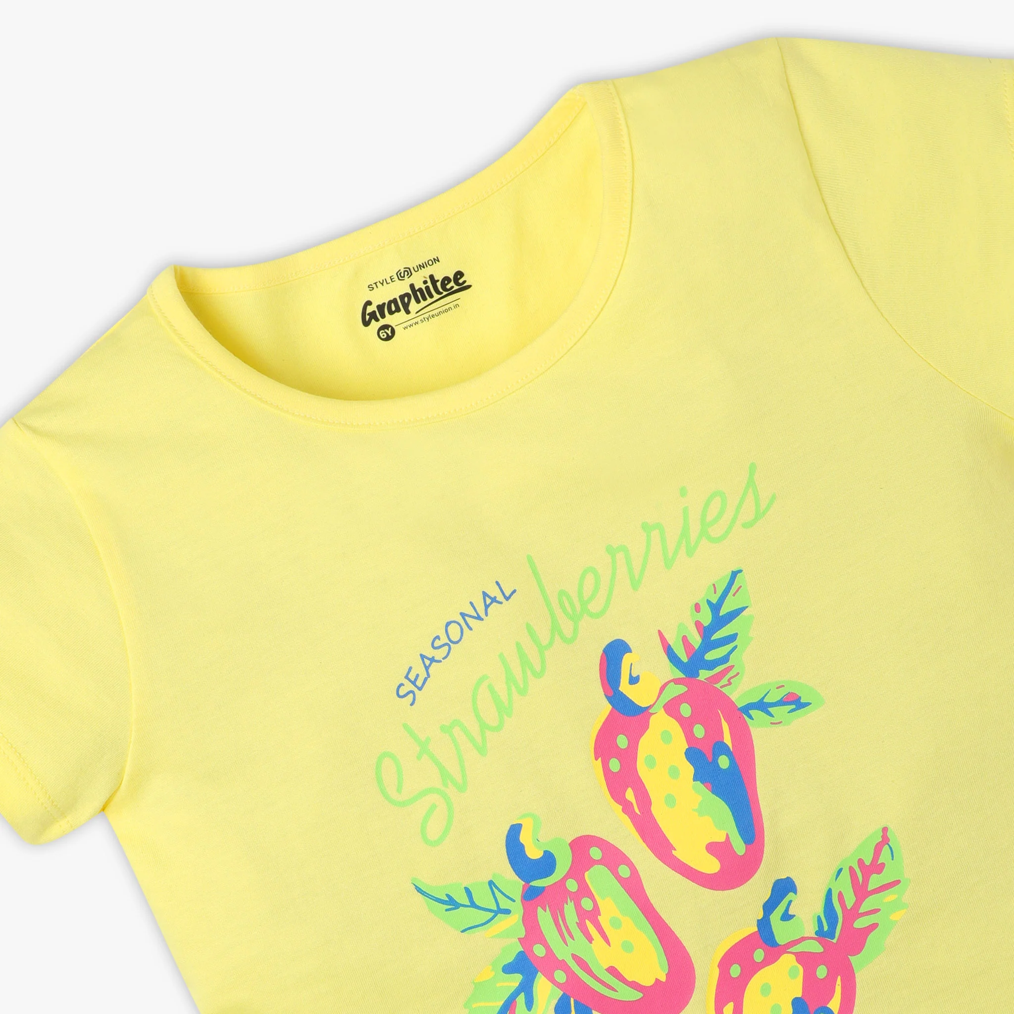 Girls Graphic Crew Neck Short Sleeve T-Shirt - Image 3