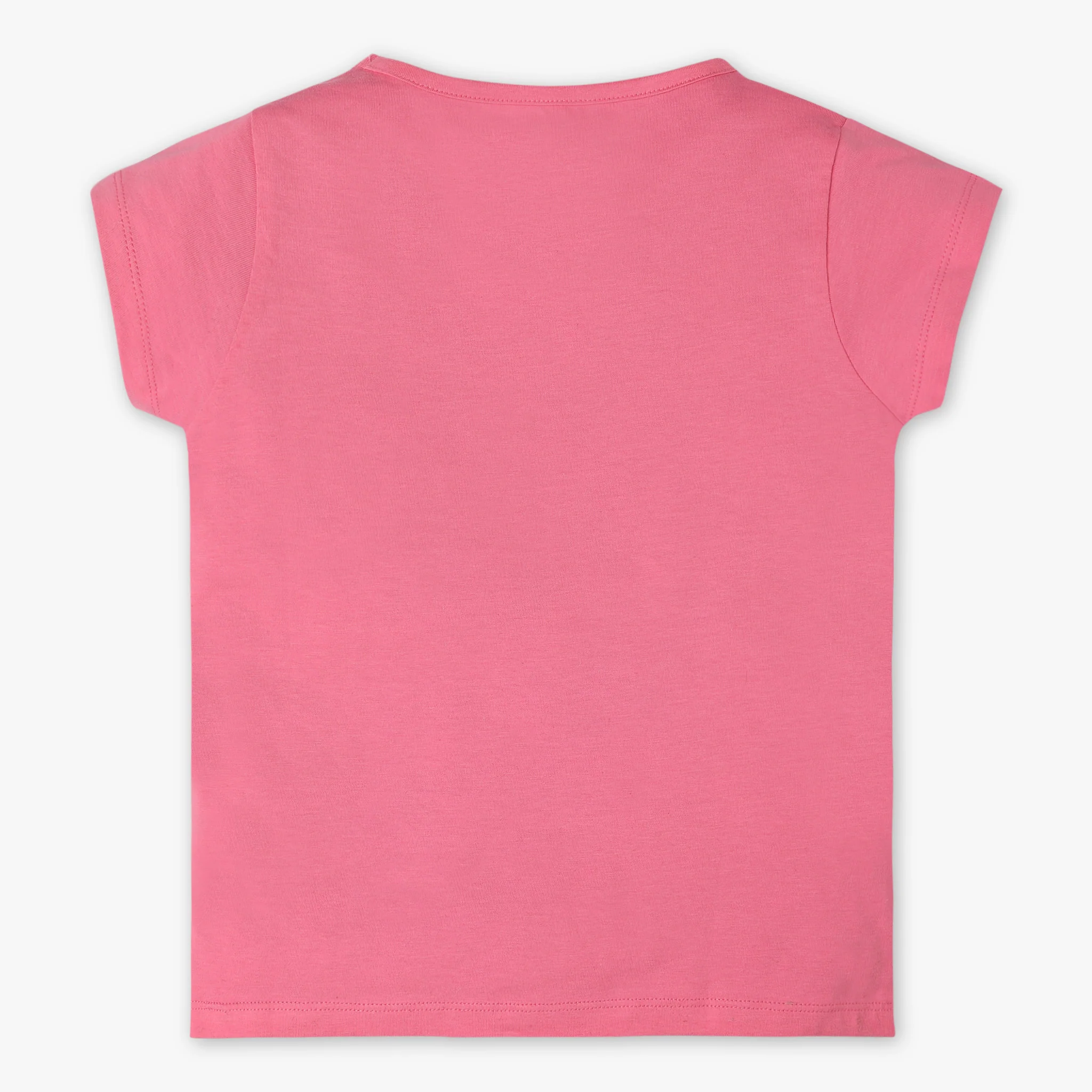 Girls Crew Neck Graphic Fun Playtime Basic T-Shirt - Image 2