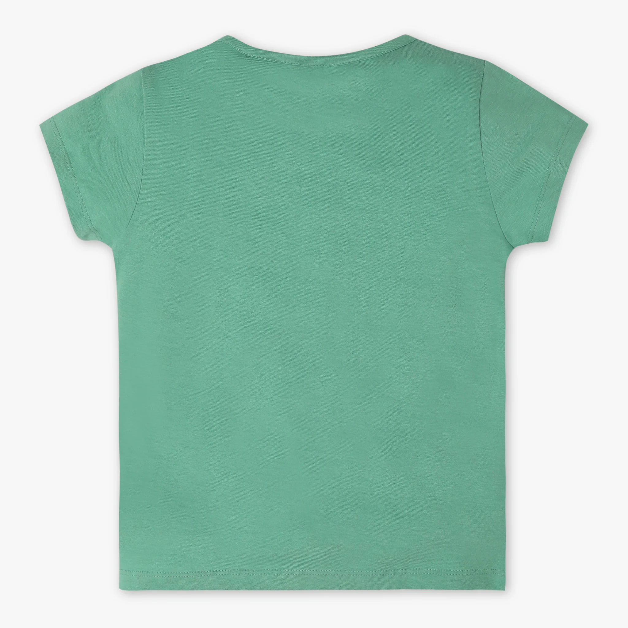 Girls Crew Neck Short Sleeve Graphic T-Shirt - Image 2
