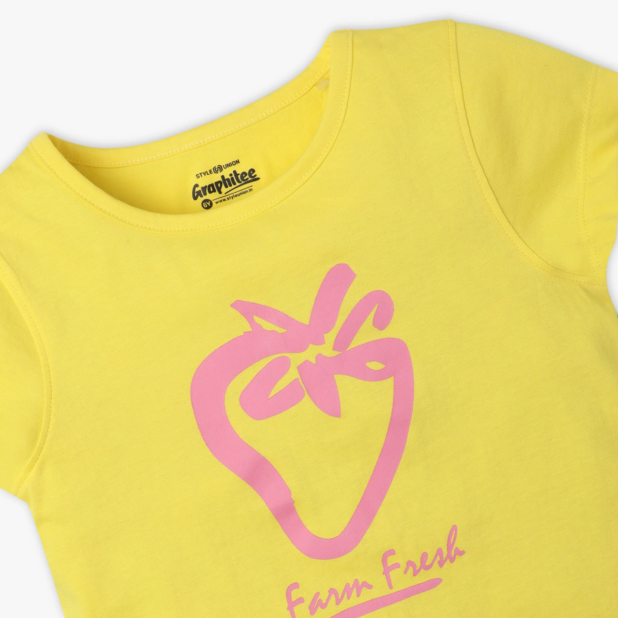 Girls Graphic Crew Neck Short Sleeve T-Shirt - Image 3