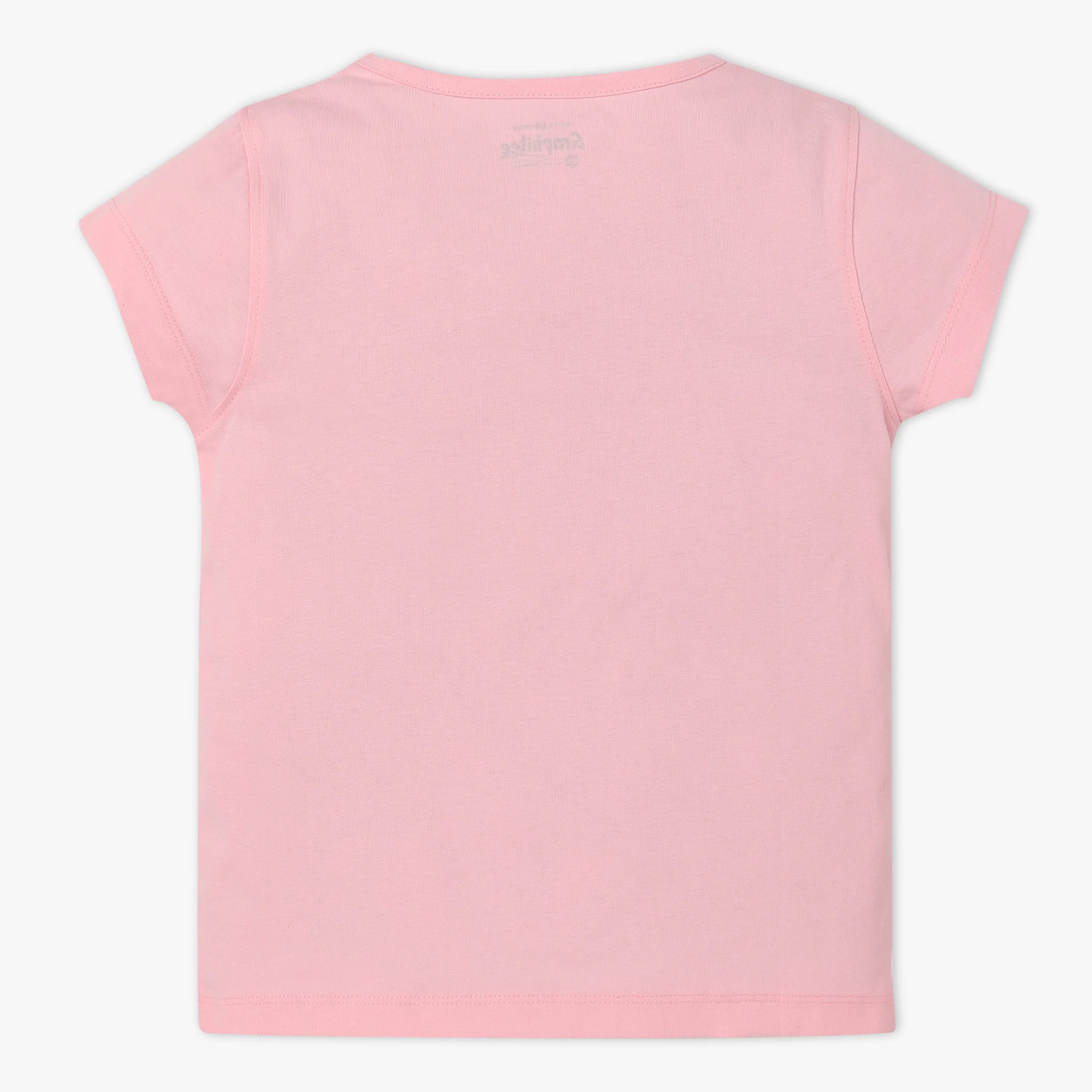 Girls Graphic Crew Neck Short Sleeve T-Shirt - Image 2