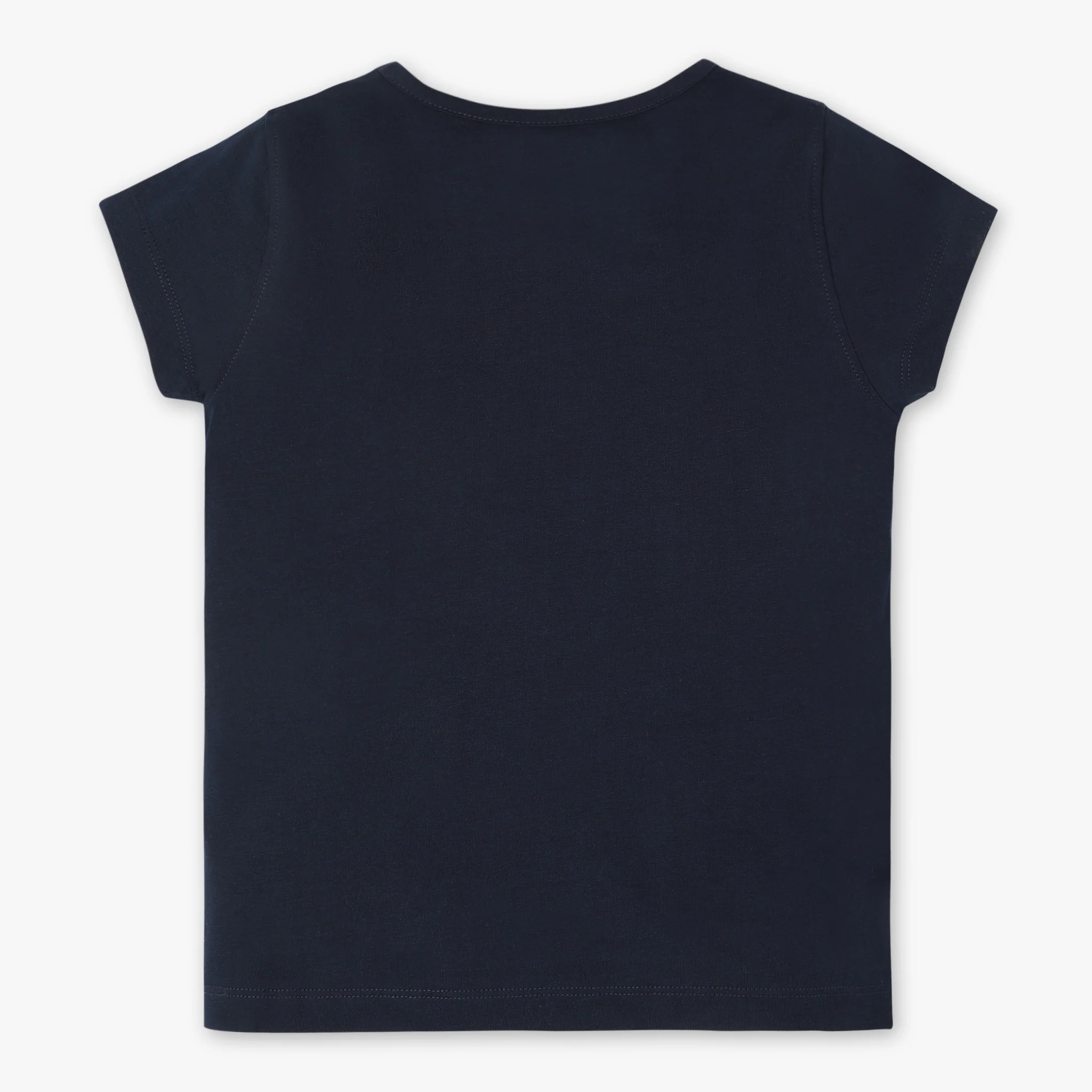 Girls Crew Neck Graphic Fun Playtime Basic T-Shirt - Image 2