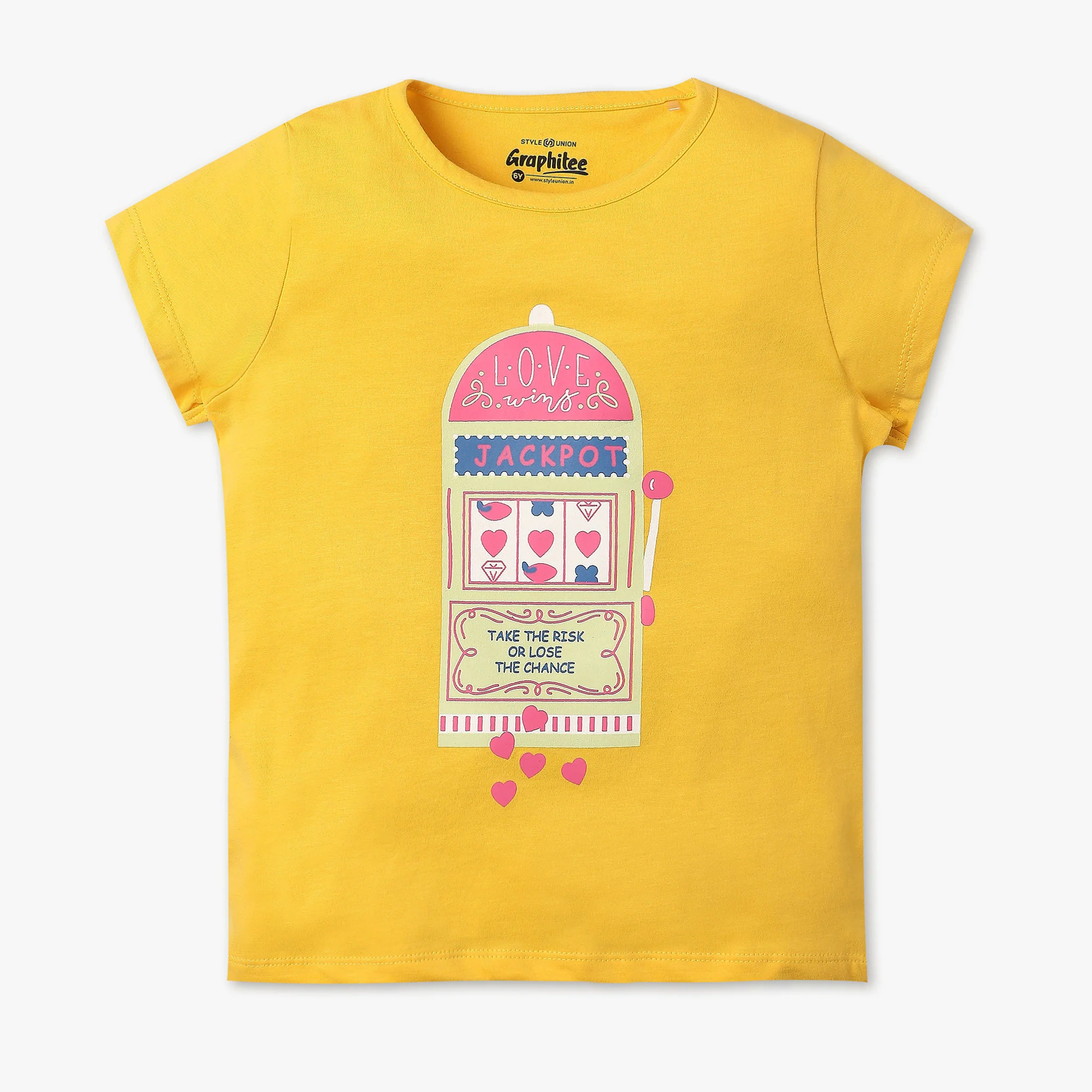 Girls Graphic Crew Neck Fun Playtime T-Shirt