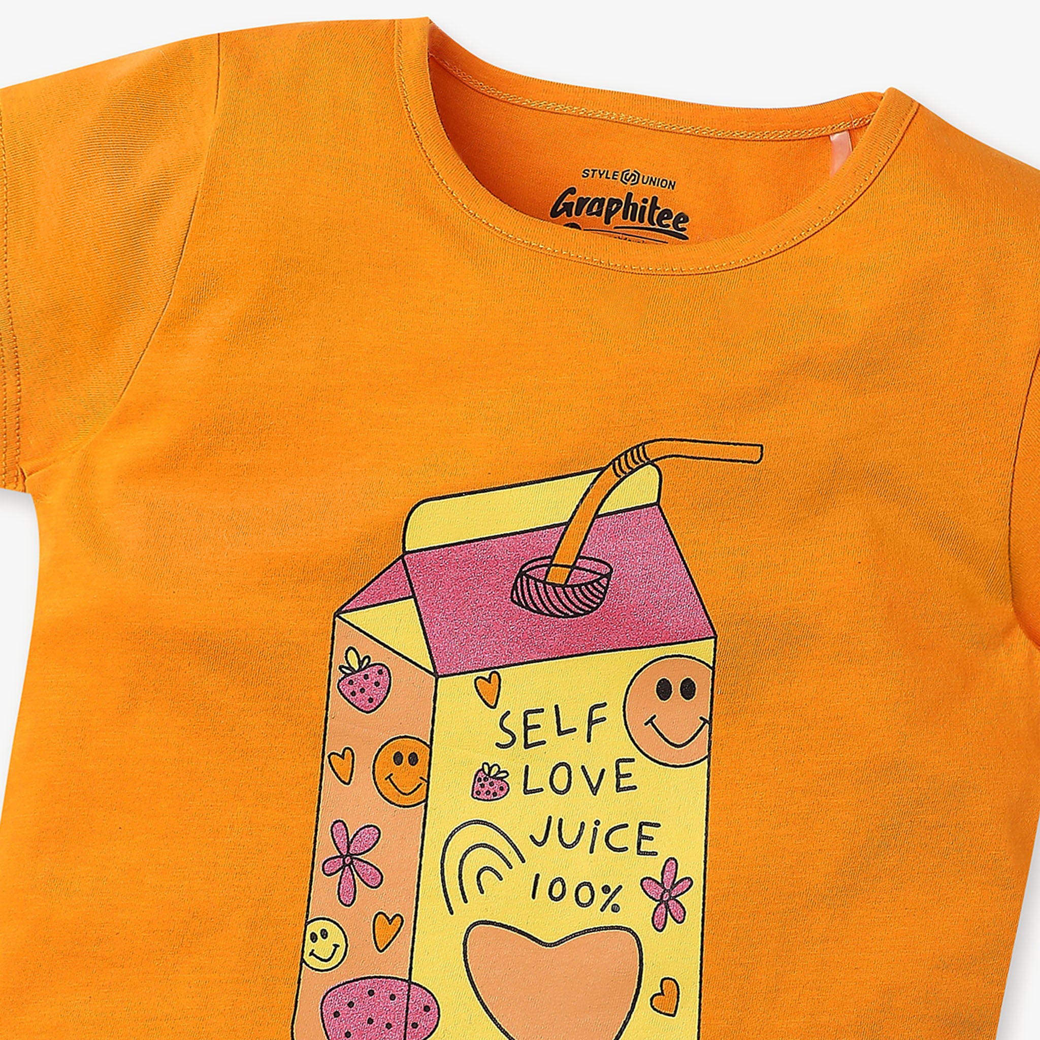 Girls Graphic Crew Neck Fun Playtime T-Shirt - Image 3