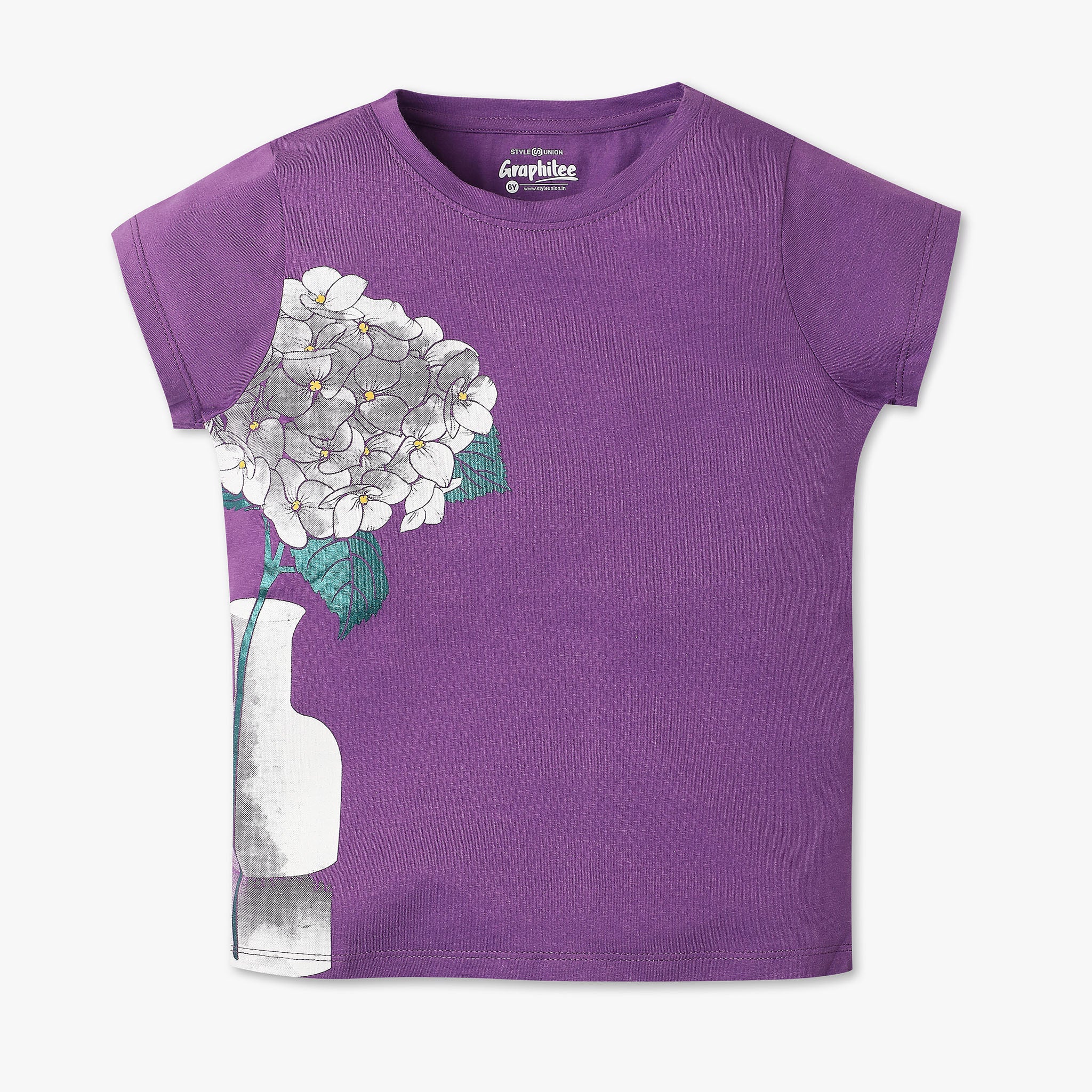 Girls Graphic Crew Neck Fun Playtime T-Shirt