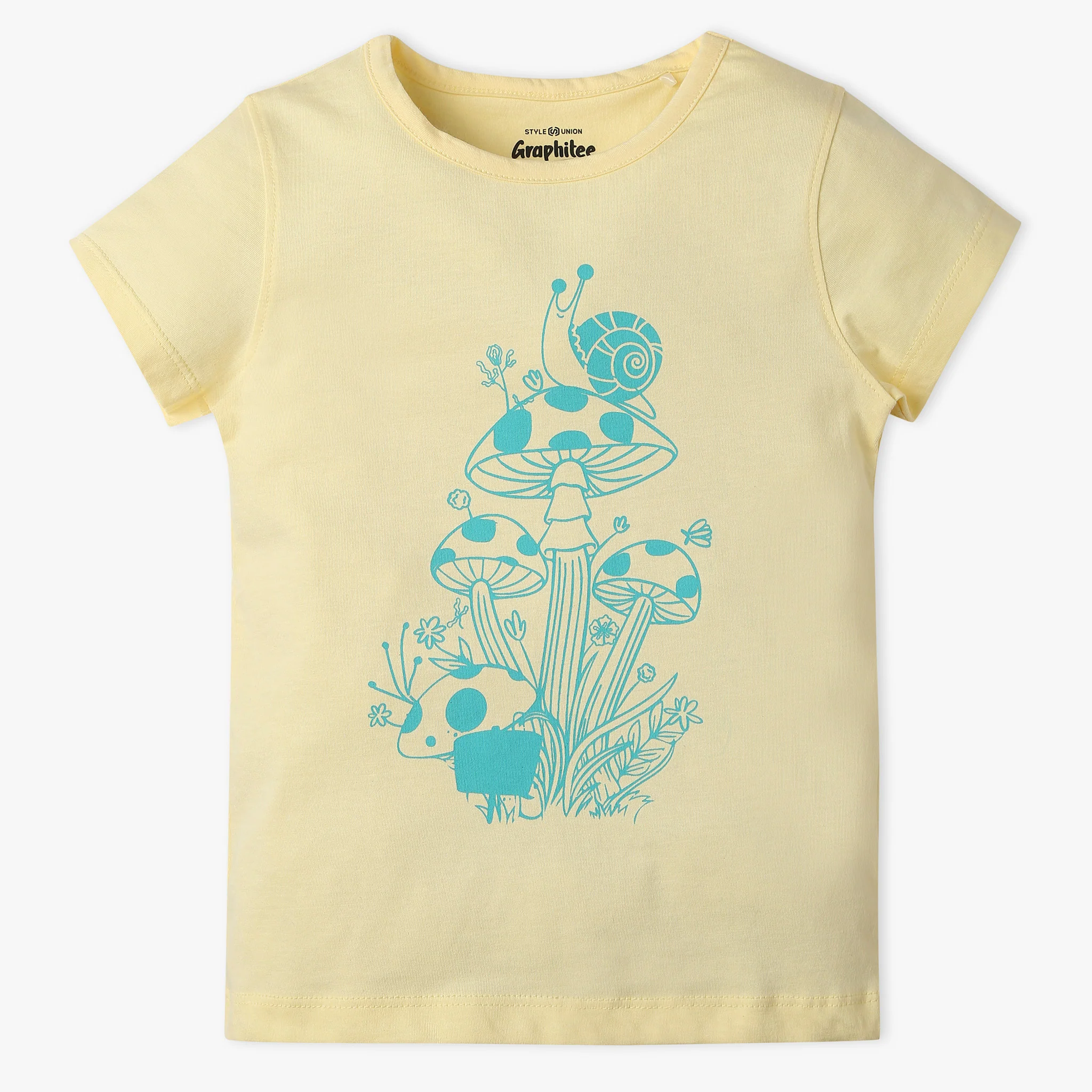 Girls Graphic Crew Neck Fun Playtime T-Shirt