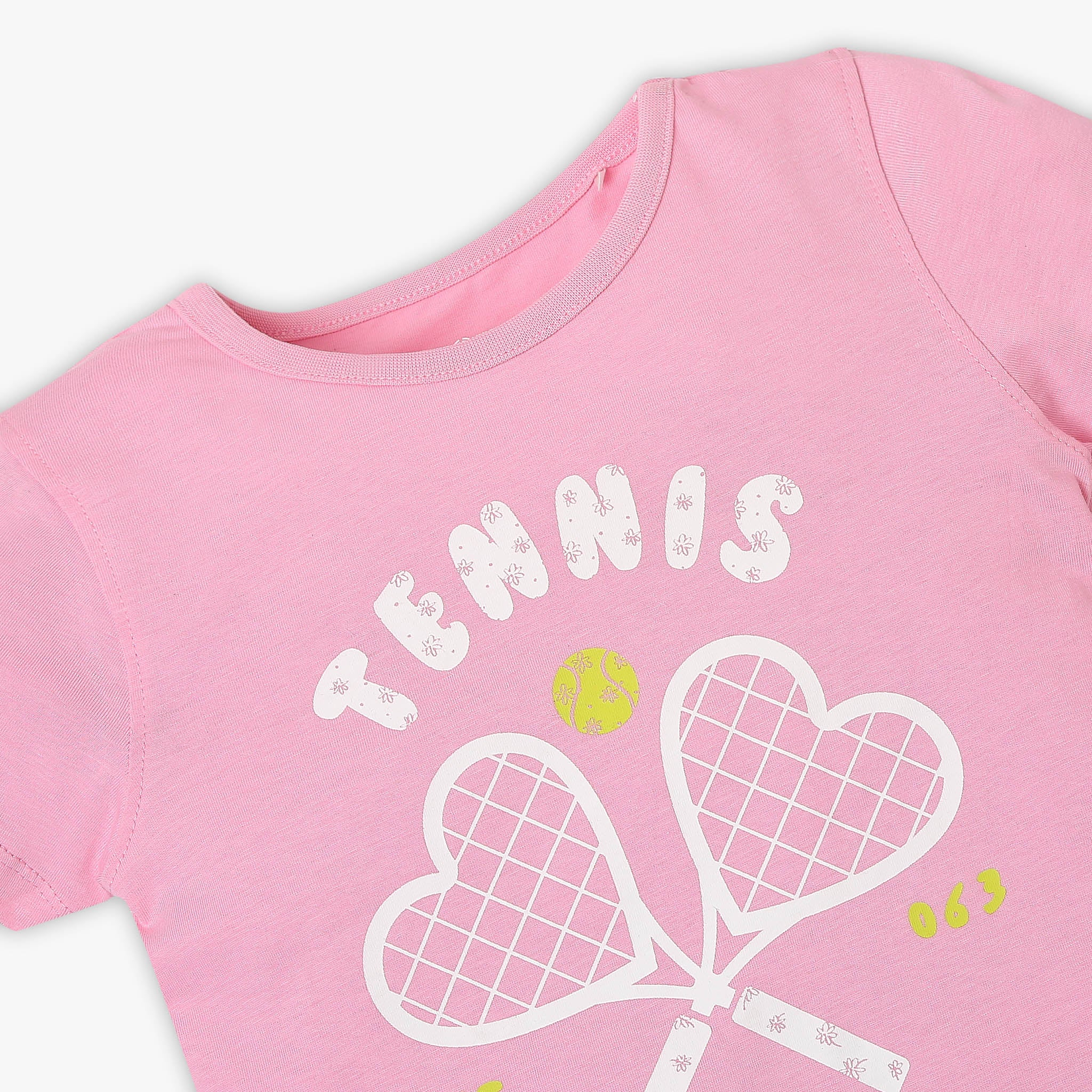 Girls Graphic Crew Neck Fun Playtime T-Shirt - Image 3