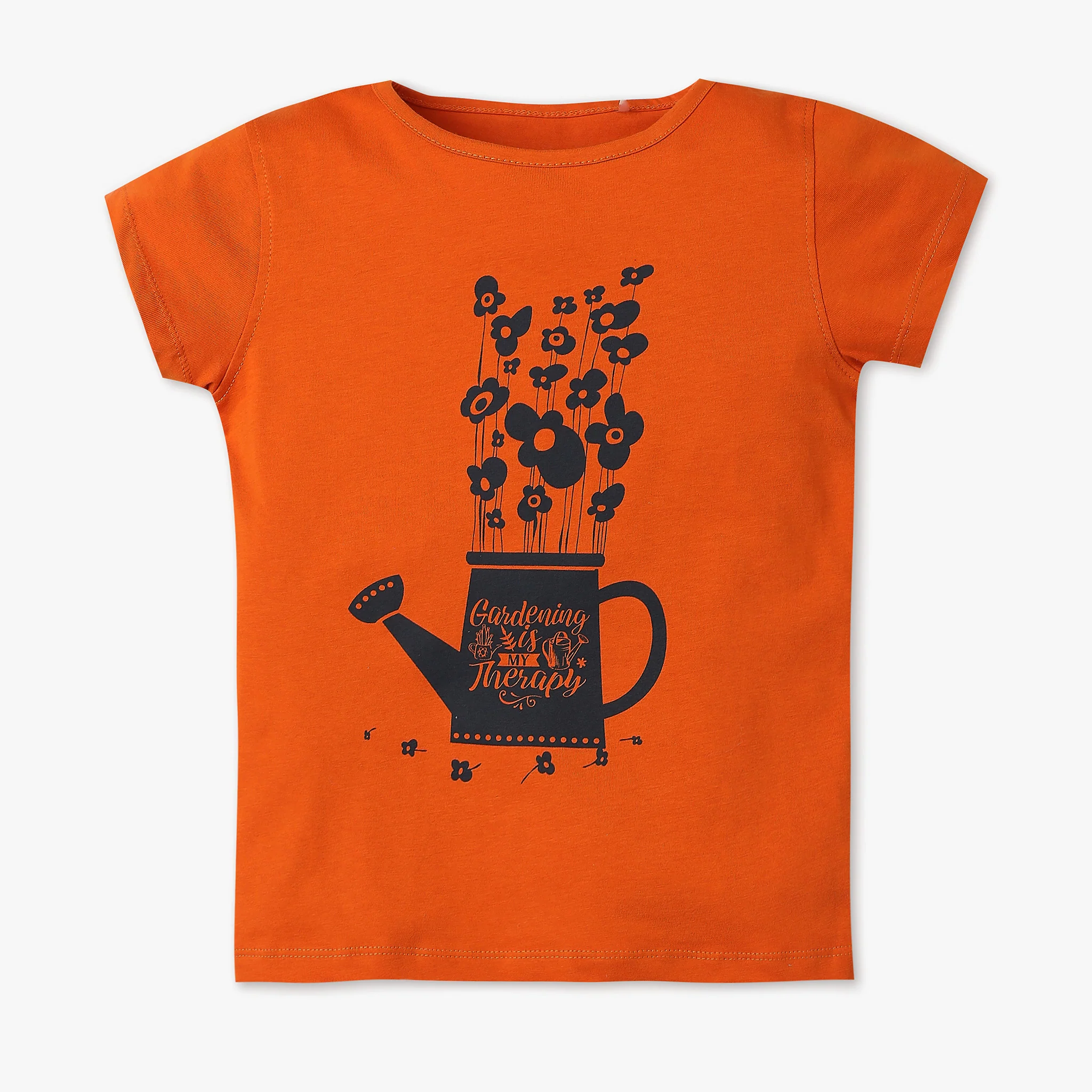 Girls Graphic Crew Neck Fun Playtime T-Shirt