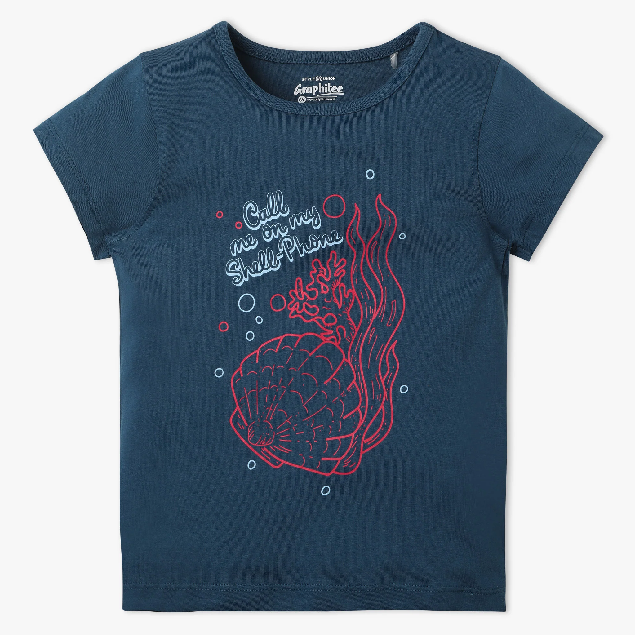 Girls Graphic Crew Neck Fun Playtime T-Shirt