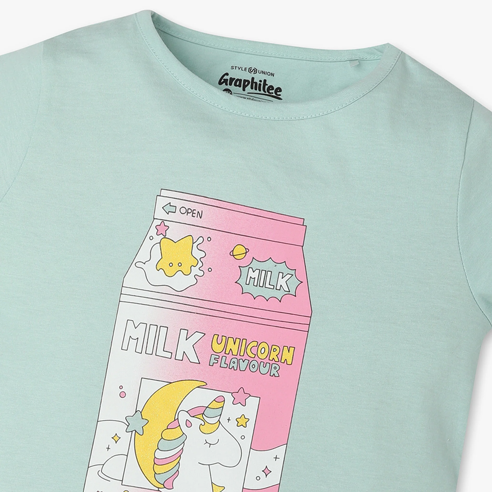 Girls Crew Neck Short Sleeve Fun Playtime Graphic T-Shirt - Image 3
