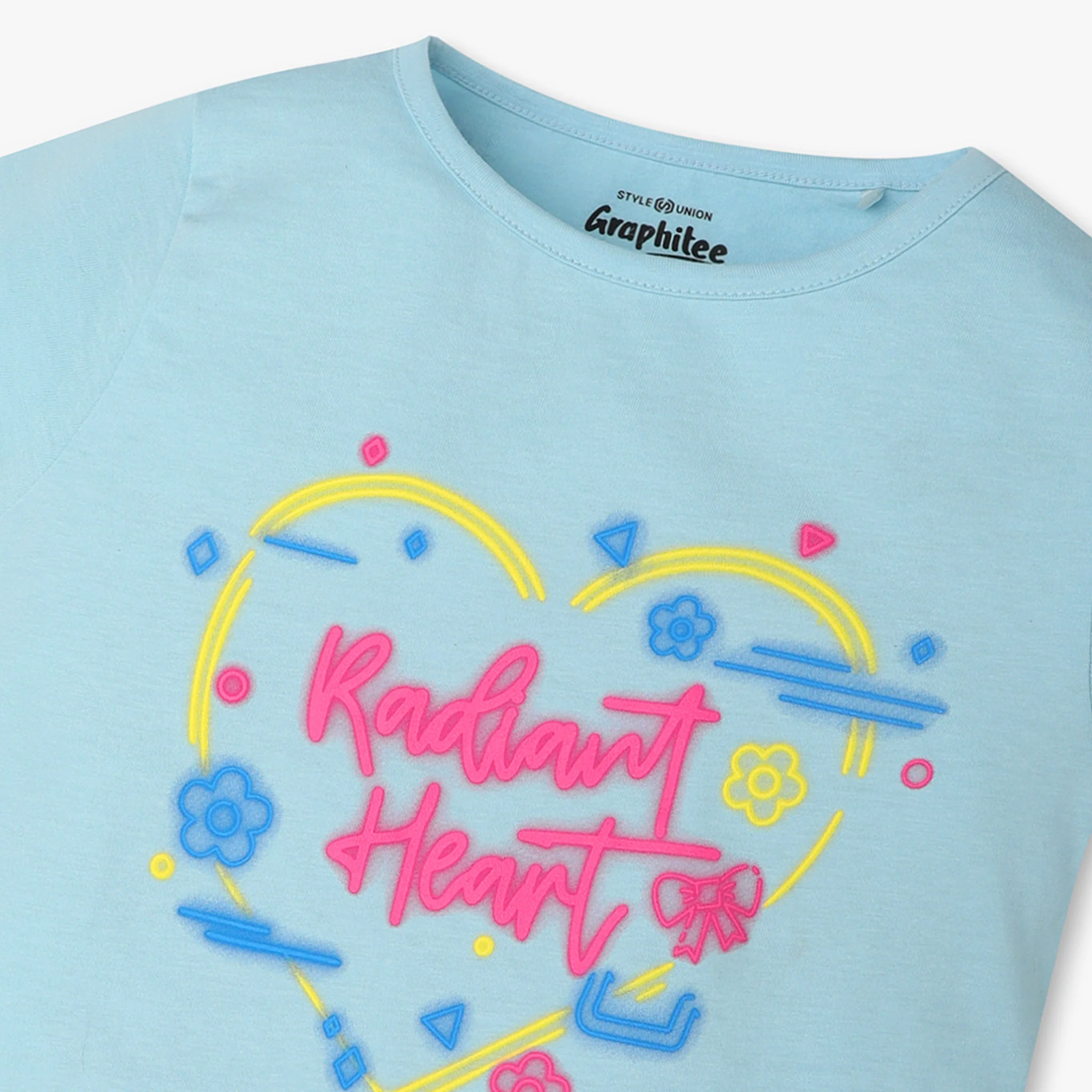 Girls Crew Neck Short Sleeve Fun Playtime Graphic T-Shirt - Image 3