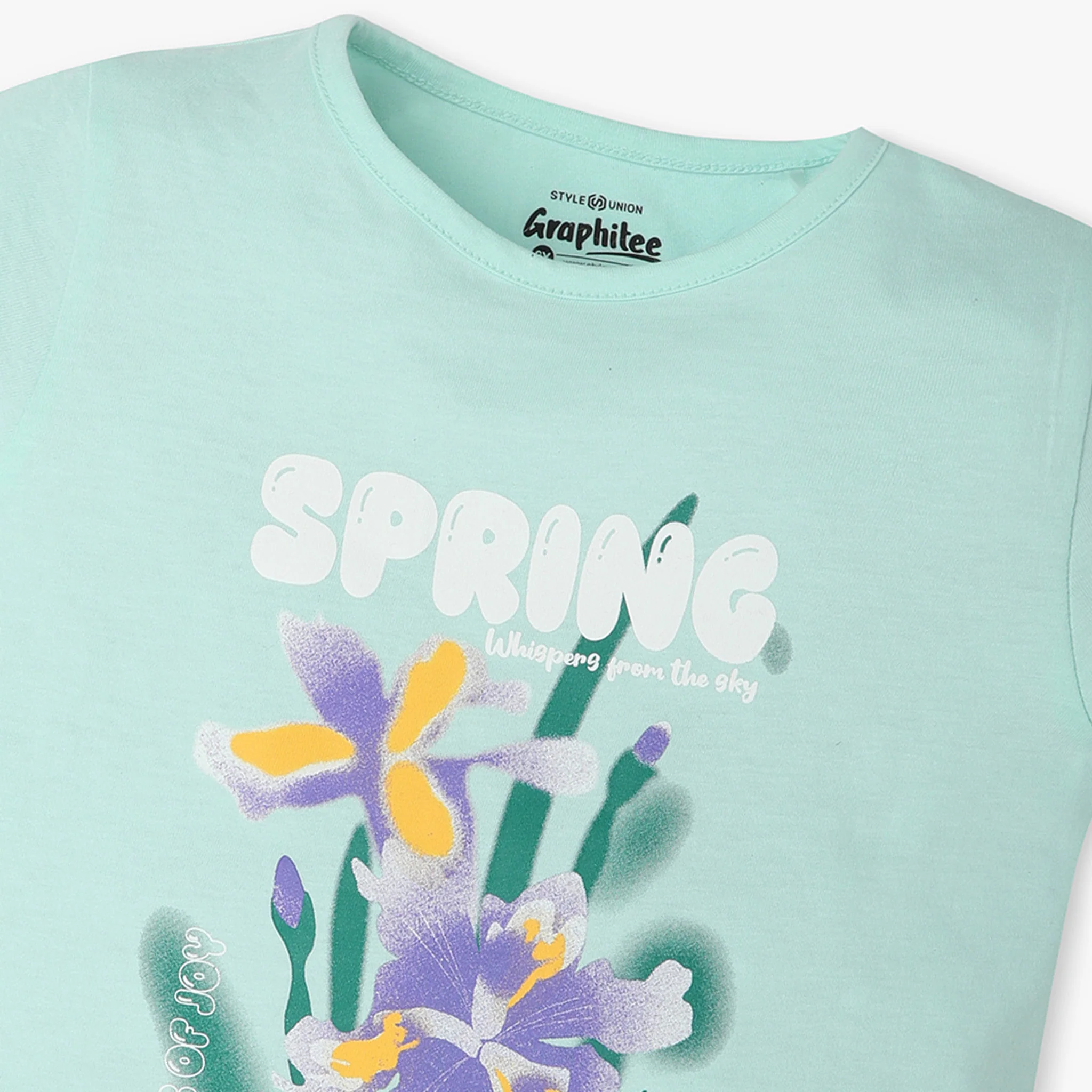Girls Crew Neck Short Sleeve Fun Playtime Graphic T-Shirt - Image 3
