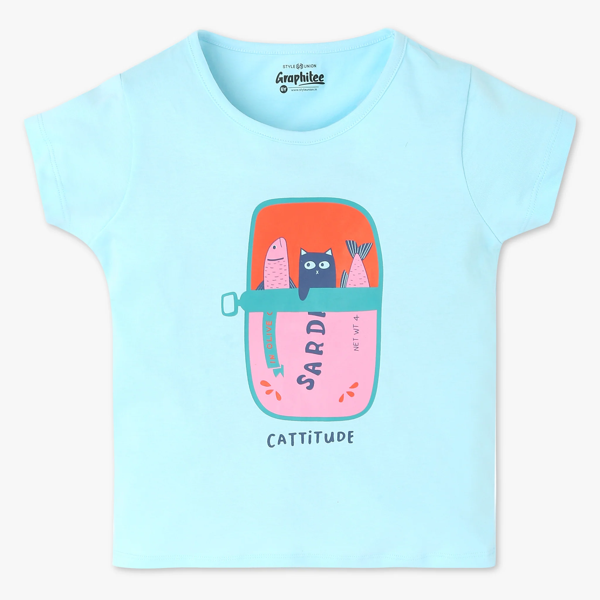 Girls Crew Neck Playtime Graphic T-Shirt