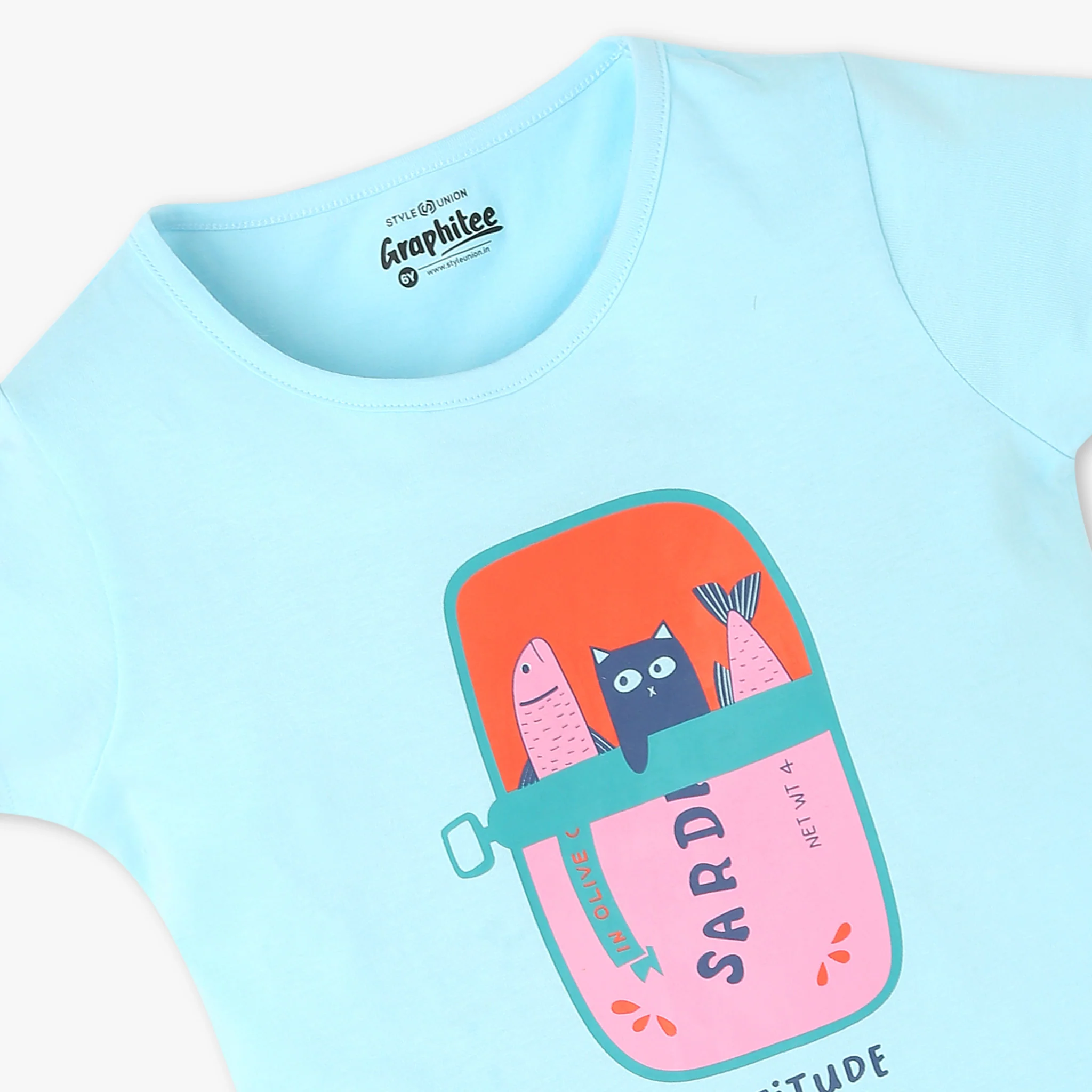 Girls Crew Neck Playtime Graphic T-Shirt - Image 3
