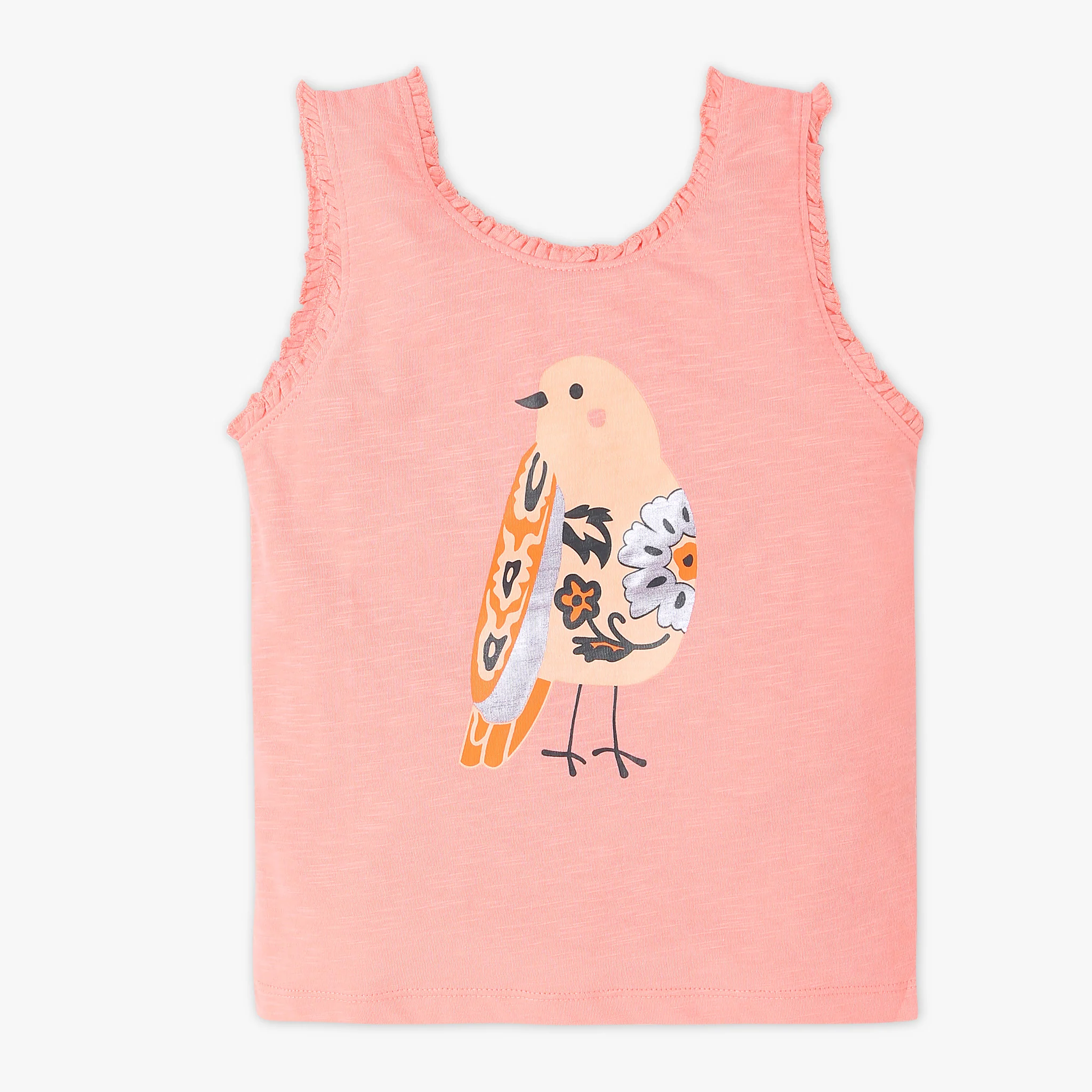 Girls Crew Neck Playtime Graphic T-Shirt