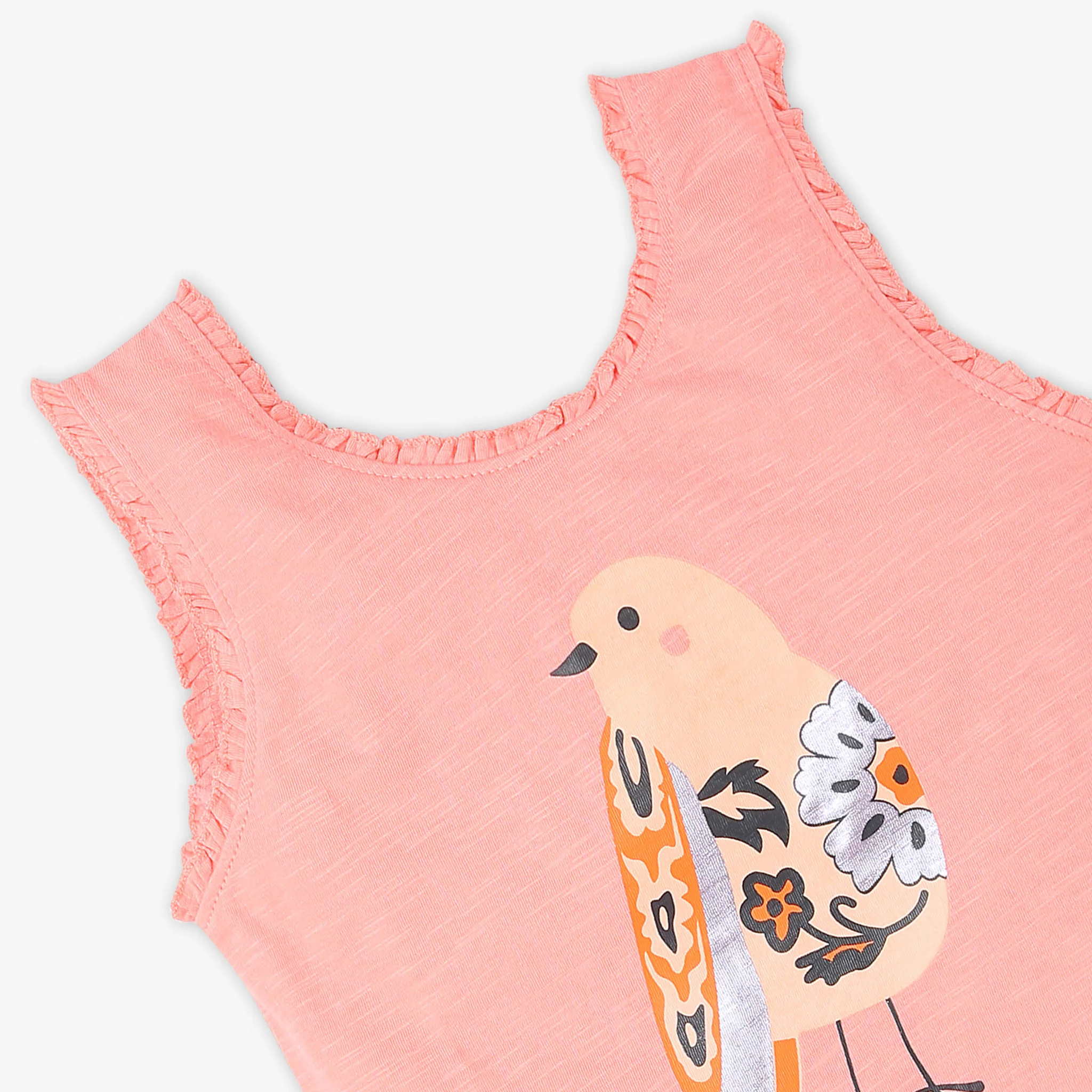 Girls Crew Neck Playtime Graphic T-Shirt - Image 3