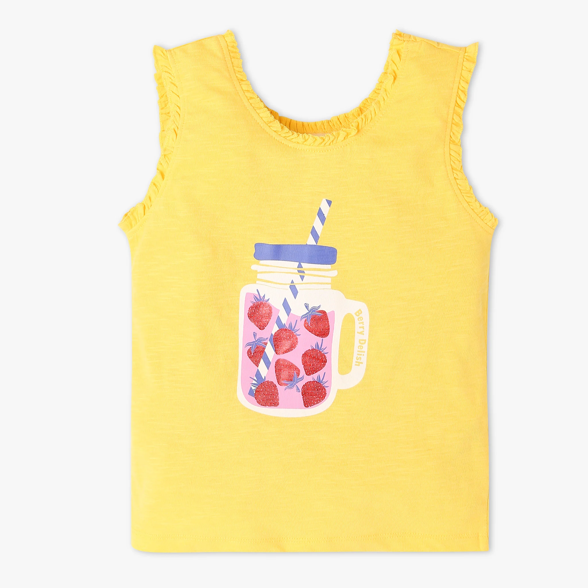 Girls Crew Neck Playtime Graphic T-Shirt