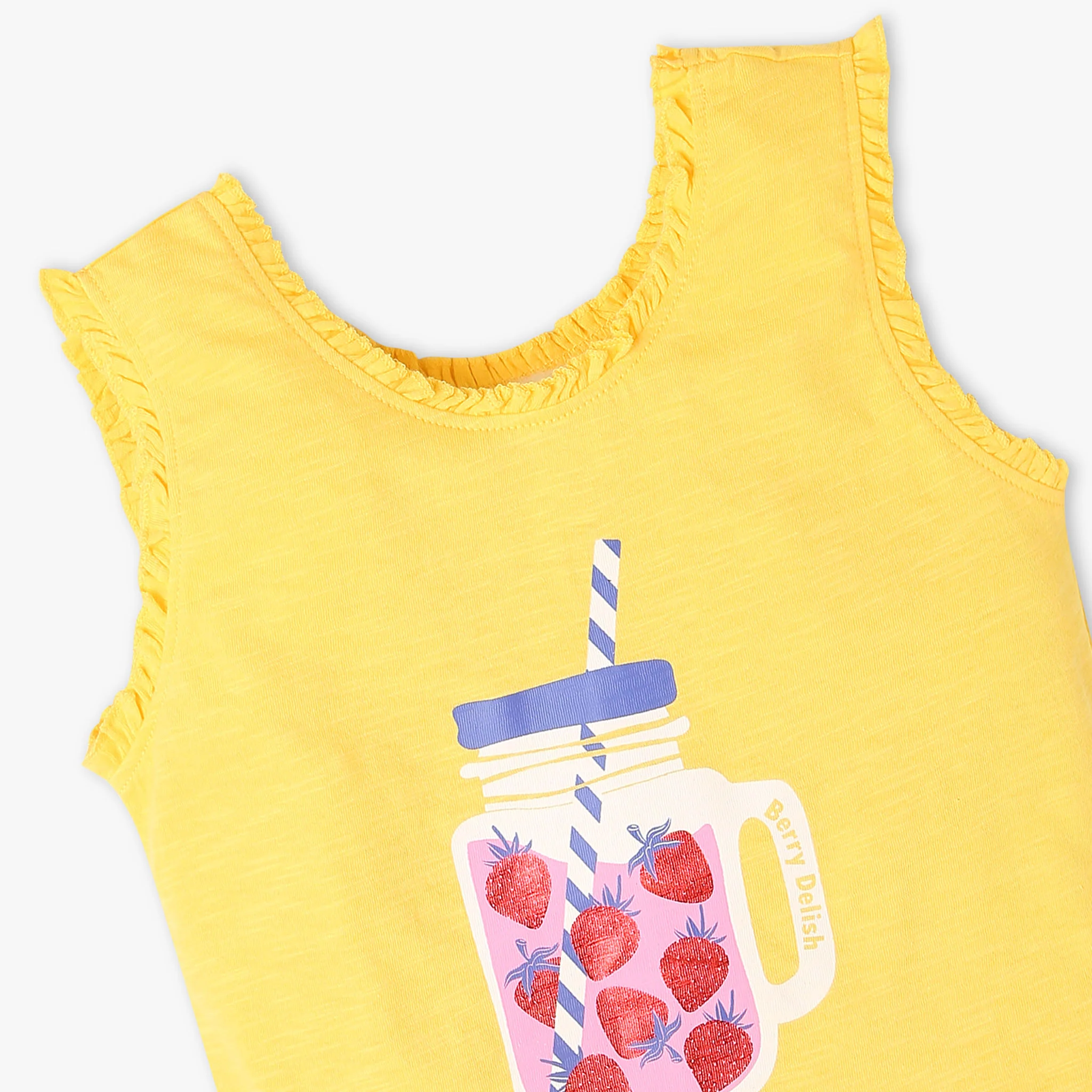 Girls Crew Neck Playtime Graphic T-Shirt - Image 3