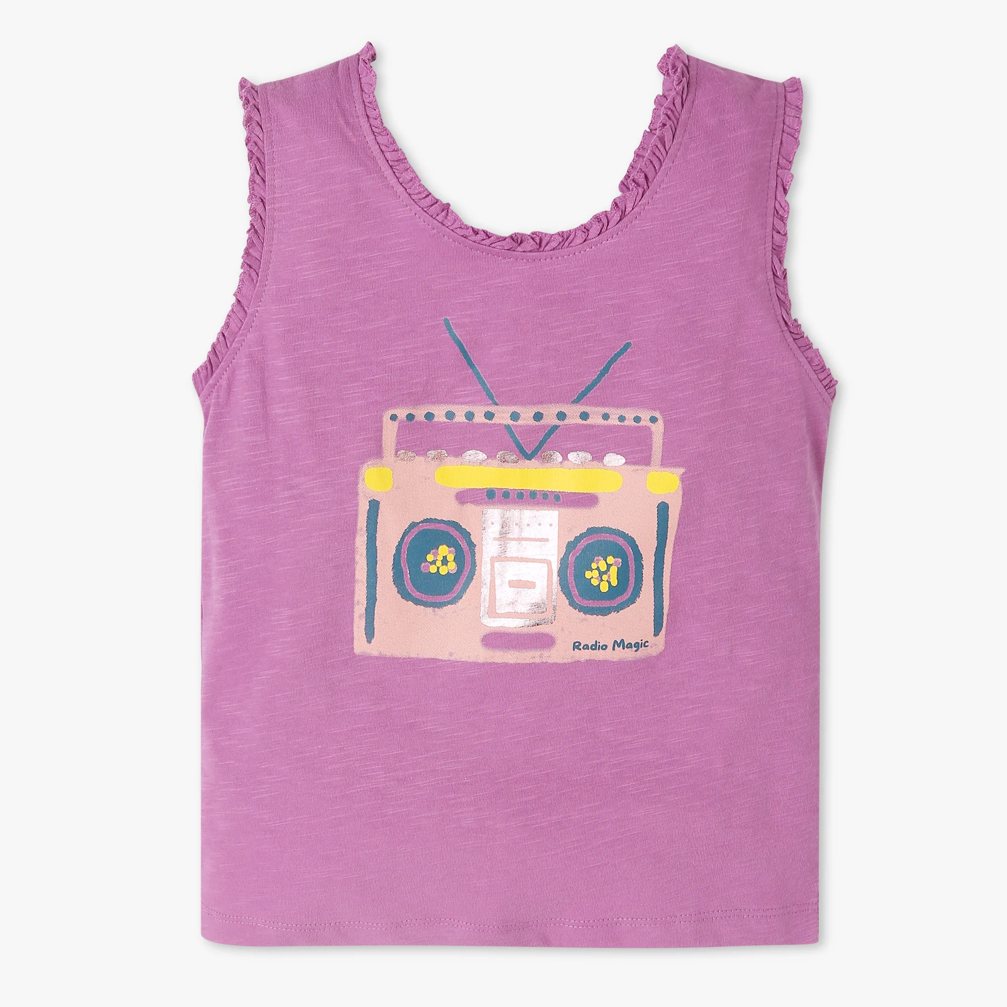 Girls Crew Neck Playtime Graphic T-Shirt
