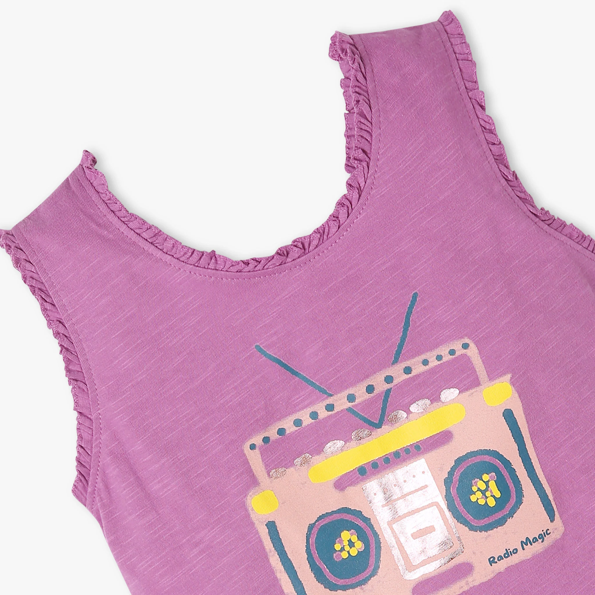 Girls Crew Neck Playtime Graphic T-Shirt - Image 3