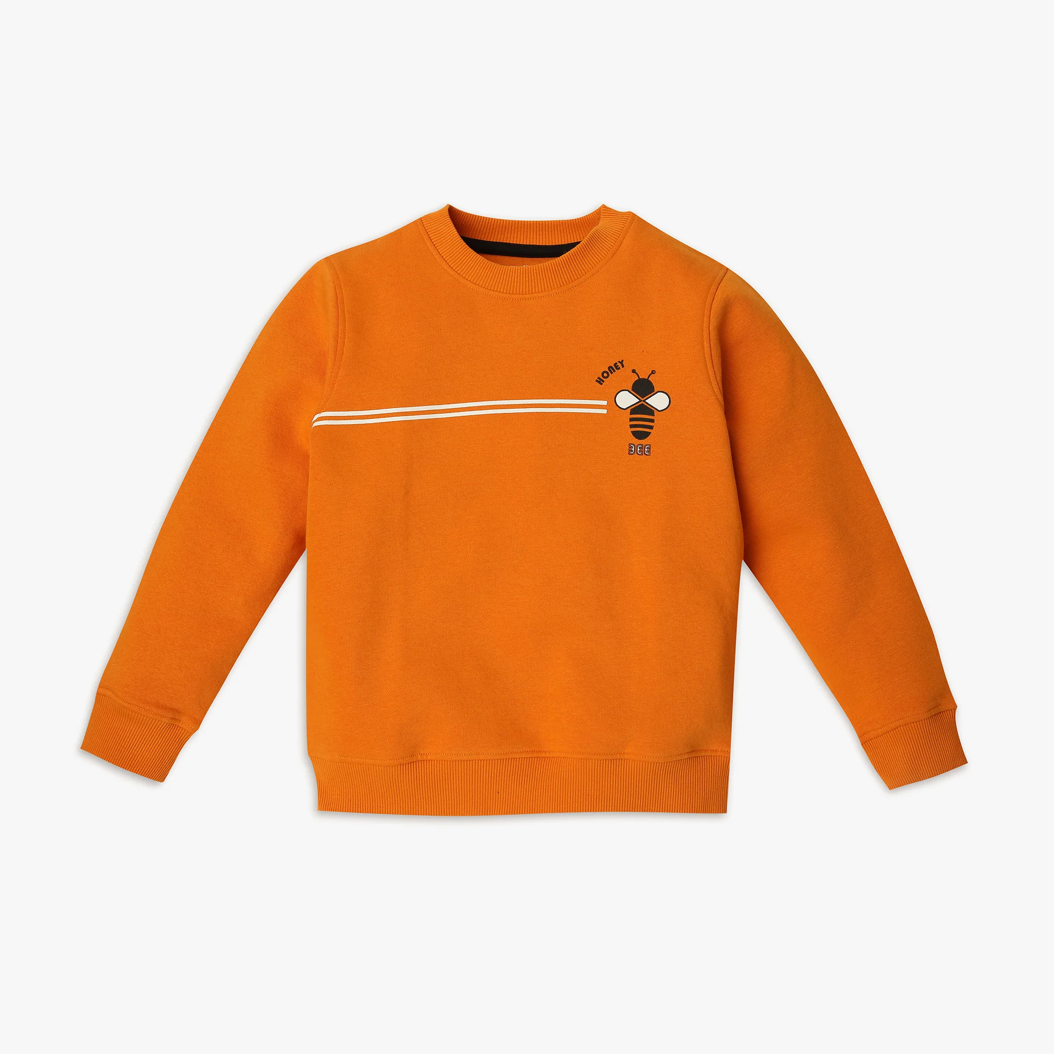 Girl's Regular Fit Graphic Sweat Tee