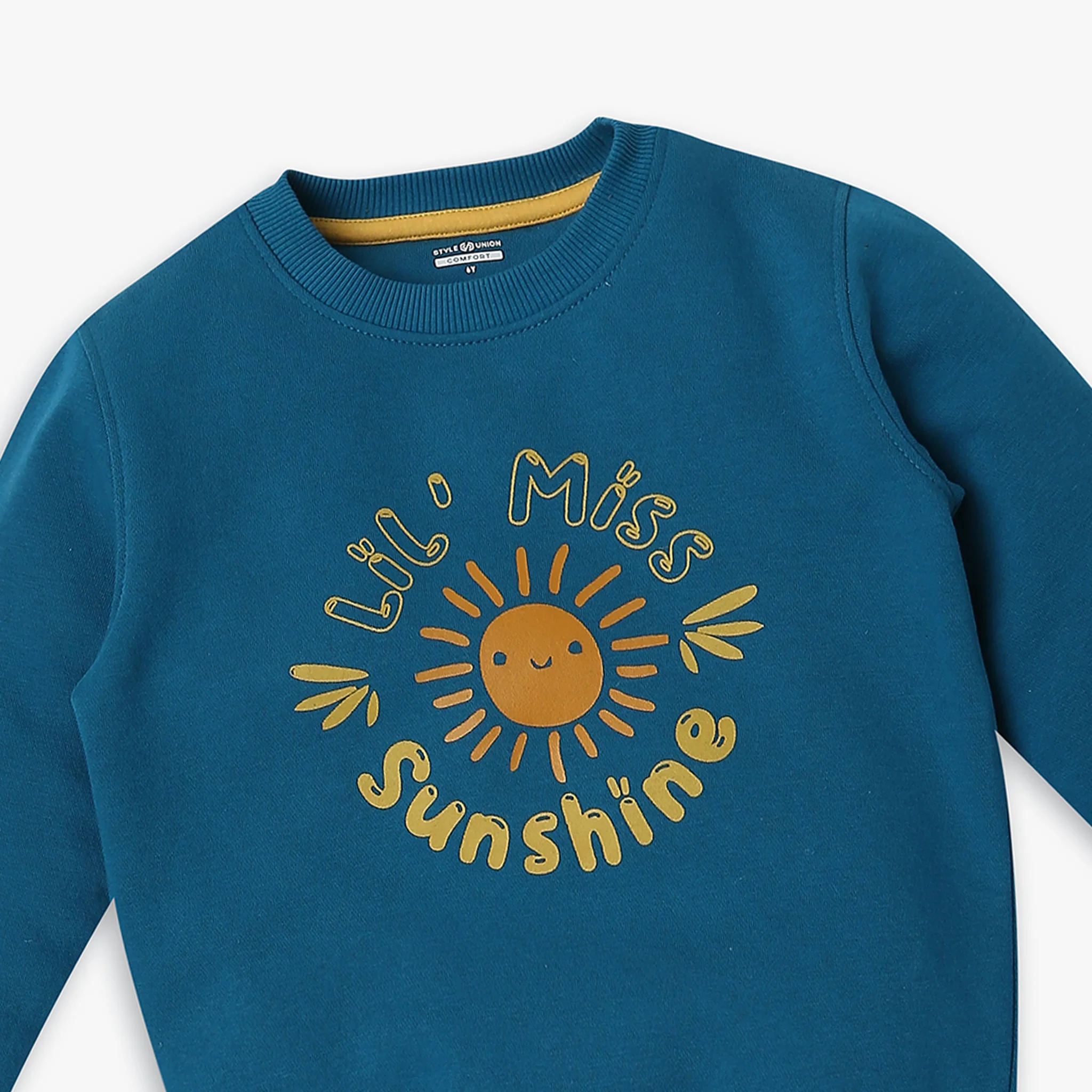 Girl's Regular Fit Graphic Sweat Tee - Image 3