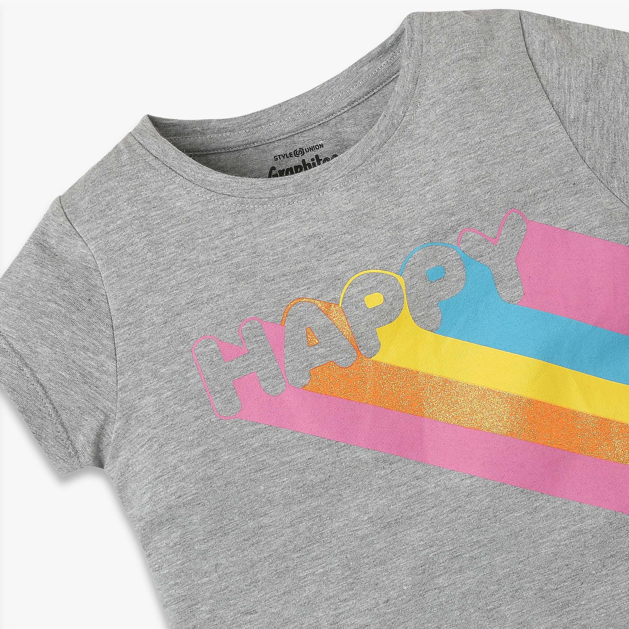 Girls Regular Fit Graphic T-Shirt - Image 3